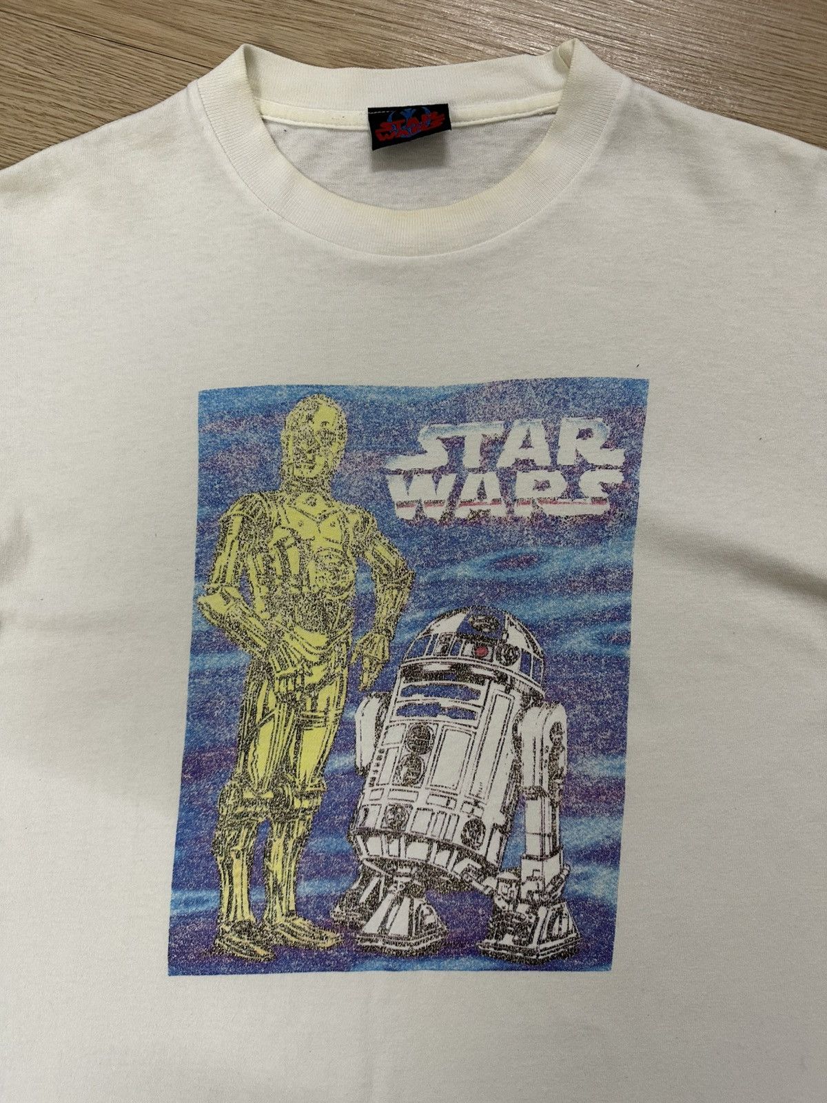 Star Wars × Vintage Rare Vintage 1997 Lucas Film Ltd. Star Wars C-3PO/R2-D2 Tee Size US M / EU 48-50 / 2 - 3 Thumbnail