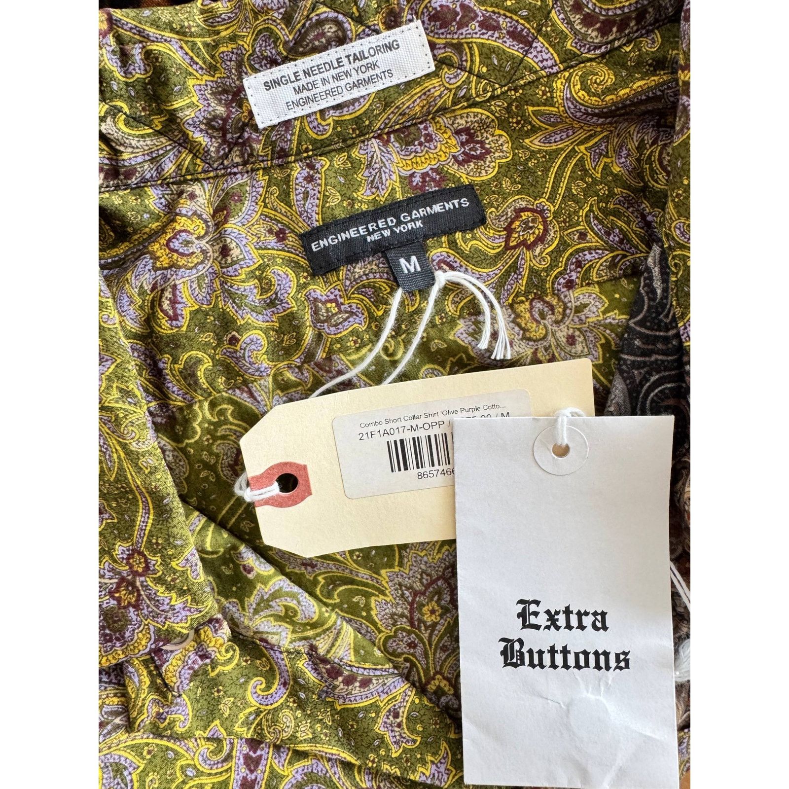 Engineered Garments NWT Engineered Garments Paisley Shirt Patchwork Colorblock Size US L / EU 52-54 / 3 - 5 Thumbnail