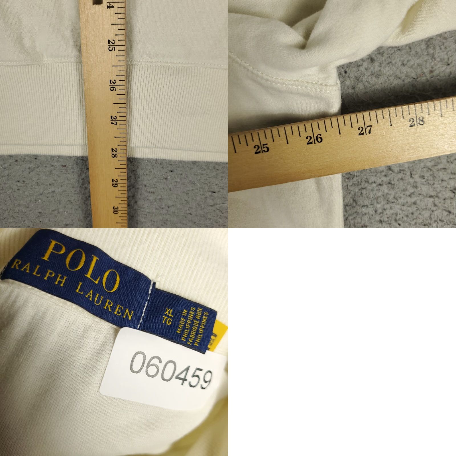 Ralph Lauren Ralph Lauren Sweater XL Beige 1/4 Zip Pullover Long Sleeve Mens Size US XL / EU 56 / 4 - 8 Thumbnail