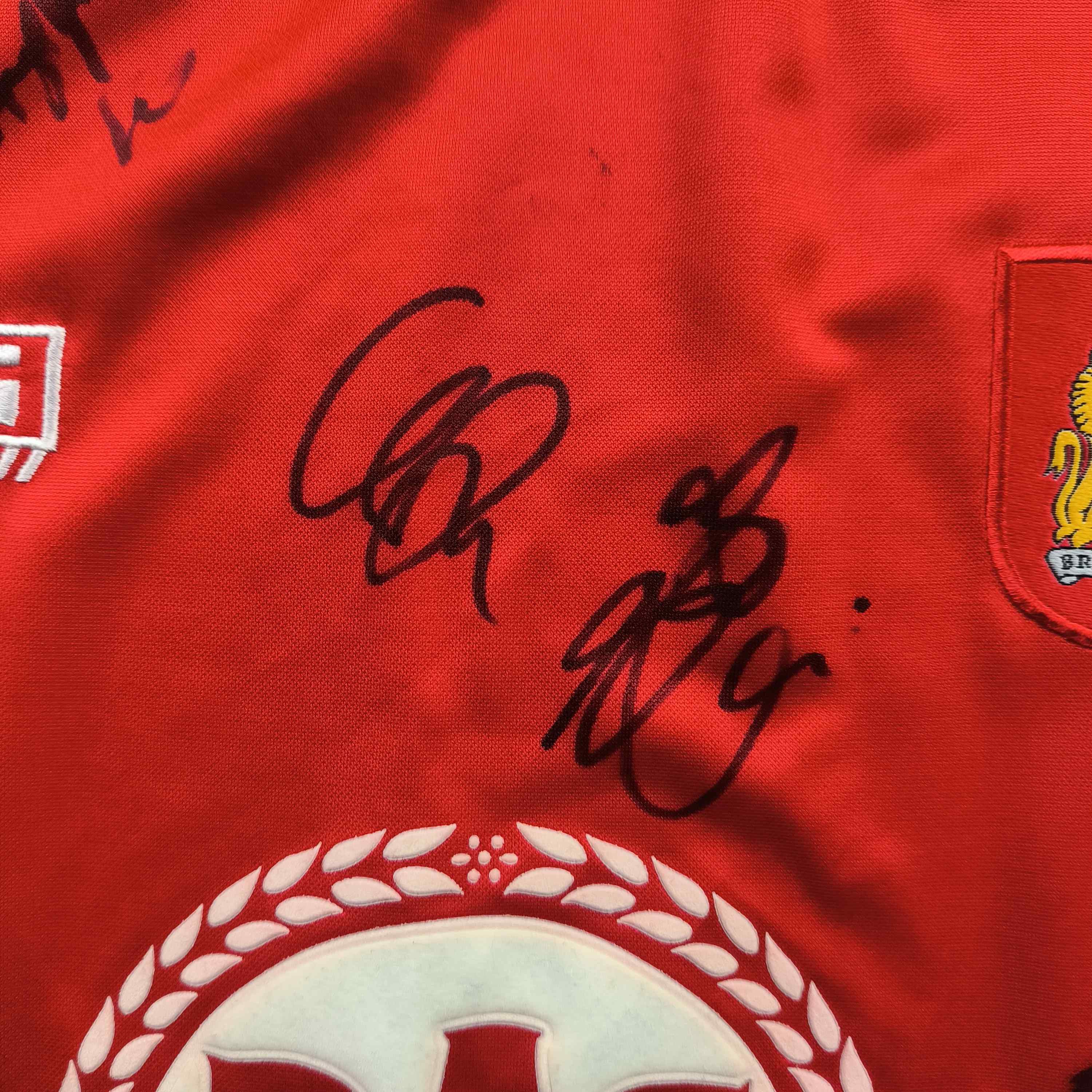 Other NEW SIGNED Bristol City 2004-05 TFG home football jersey XL Size US XL / EU 56 / 4 - 5 Thumbnail