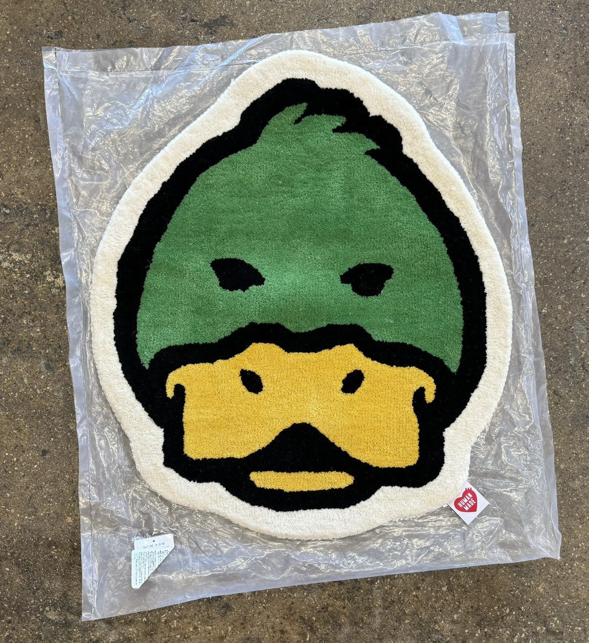 image of Human Made Duck Face Small Rug in Green, Men's