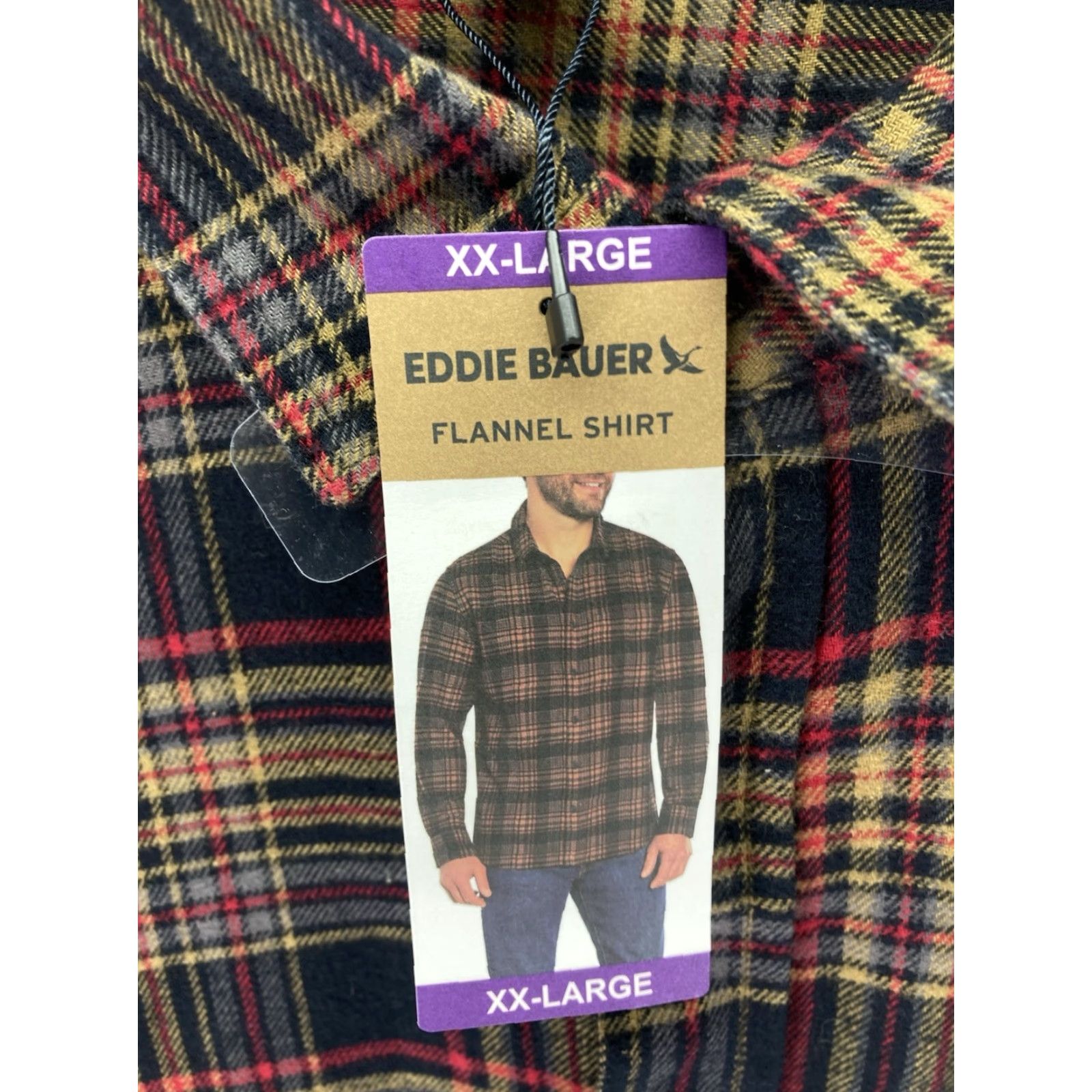 Eddie Bauer VINTAGE Eddie Bauer Flannel Shirt Men 2XL Plaid Long Sleeve Button Casual NWT Size US XXL / EU 58 / 5 - 5 Thumbnail