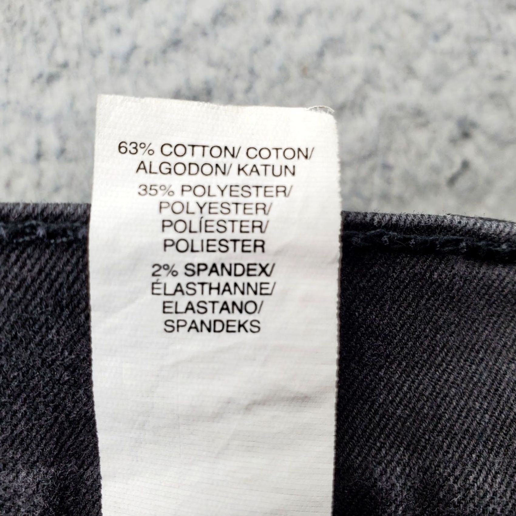 Lucky Brand Lucky Brand Womens Jeans 4 Black Denim Stretch Ankle Zip Skinny 27" Inseam Womens Size 4 Size 27" / US 4 / IT 40 - 7 Thumbnail