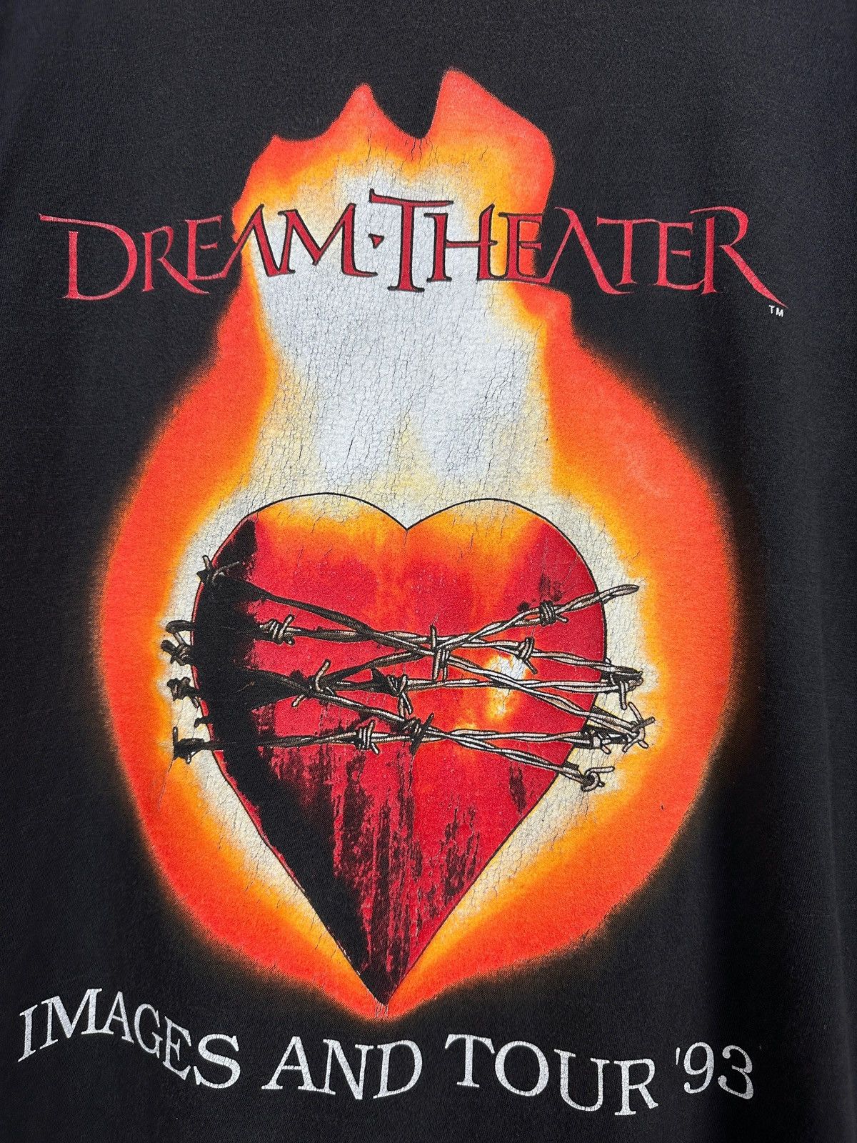 Band Tees 1993 Vintage Dream Theater Images And European Tour T-Shirt Size US XL / EU 56 / 4 - 9 Thumbnail