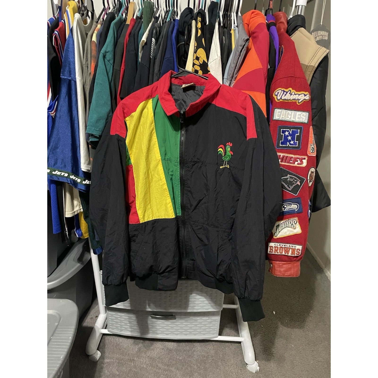 Size Medium- Vintage 80’s USA Kelloggs Racing Jacket RARE