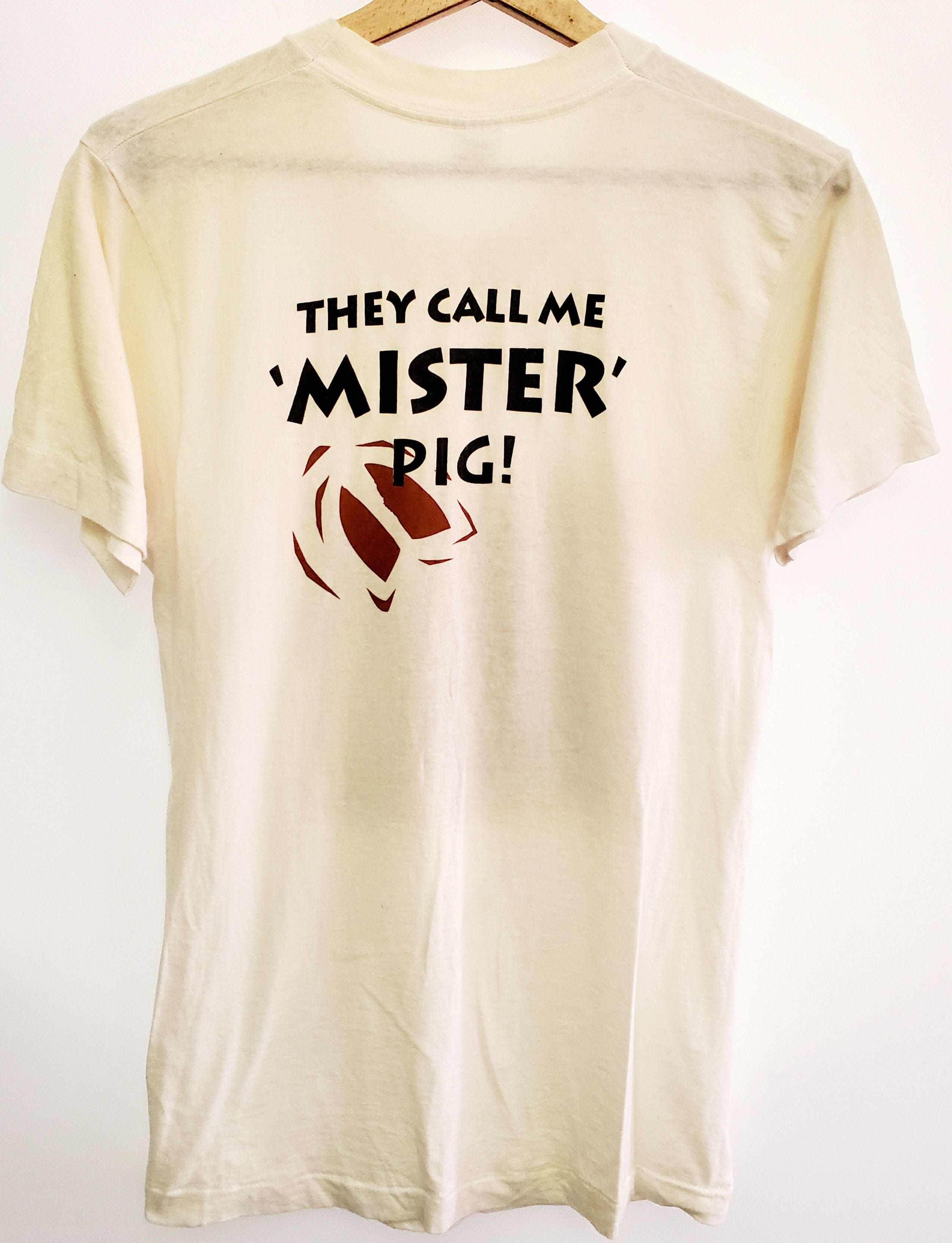 Vintage VINTAGE THE LION KING they call me mister pig shirt size S Size US S / EU 44-46 / 1 - 5 Thumbnail