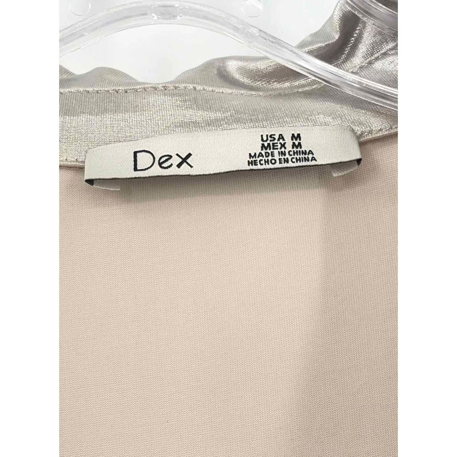 Vintage Dex Silver Medium Button Down Size M / US 6-8 / IT 42-44 - 3 Thumbnail