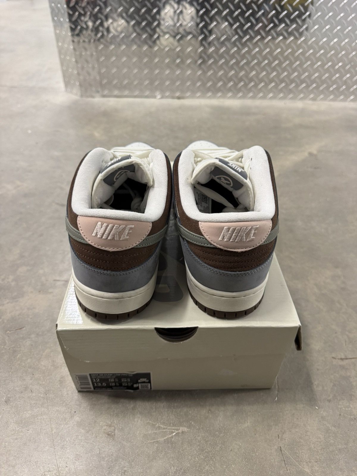 Nike Nike Dunk Low SB Yuto Horigome Grey Size 12 Size US 12 / EU 45 - 5 Thumbnail