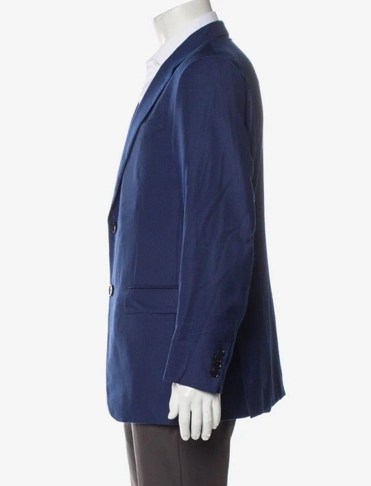 Ermenegildo Zegna Zegna Milano Easy Wool Silk Blazer Size 42R - 2 Thumbnail