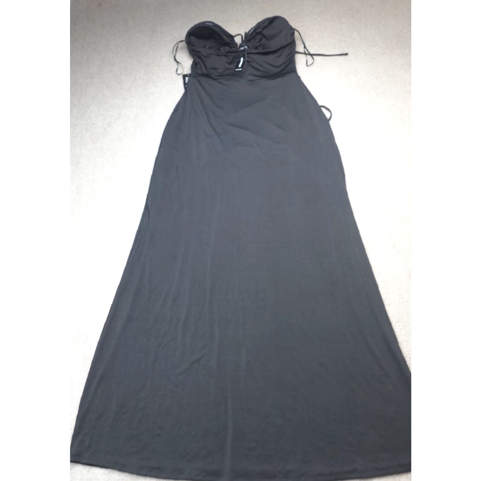 Express Express Dress Maxi Dress Halter Black M Women's Party/Cocktail Maxi Dress NEW Size M / US 6-8 / IT 42-44 - 7 Thumbnail