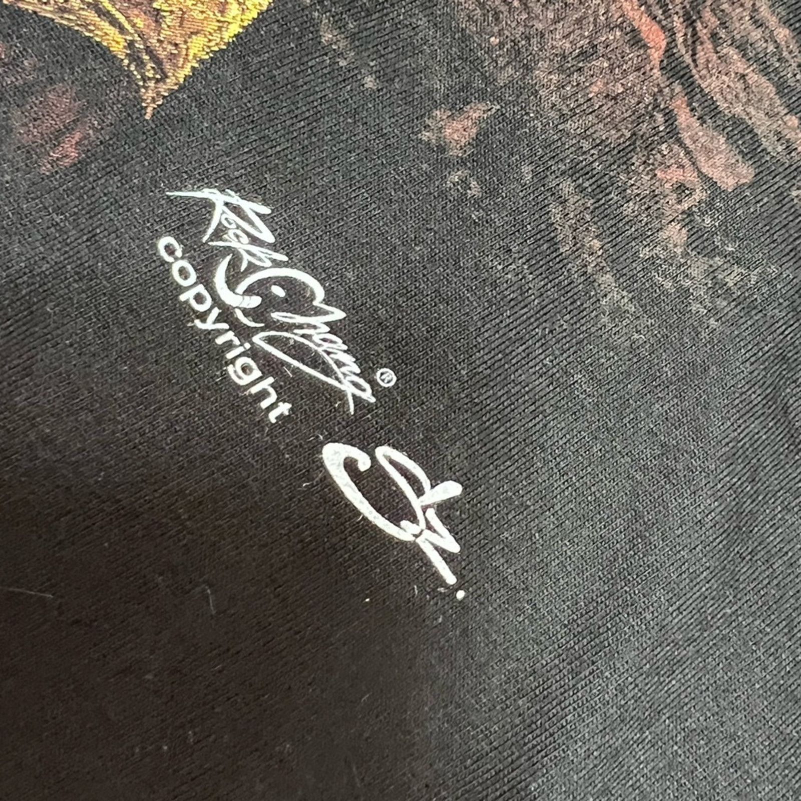 Other VTG Y2K AOP All Over Print Rock Chang Joker Skull Glows Dark Size US XL / EU 56 / 4 - 7 Thumbnail