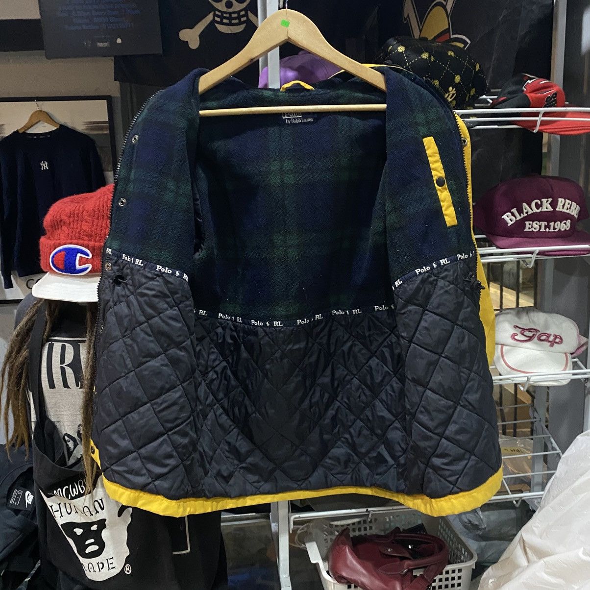Polo Ralph Lauren 💥RARE💥Vintage Polo by Ralph Lauren Spell Out Polo Parkas Size US S / EU 44-46 / 1 - 3 Thumbnail
