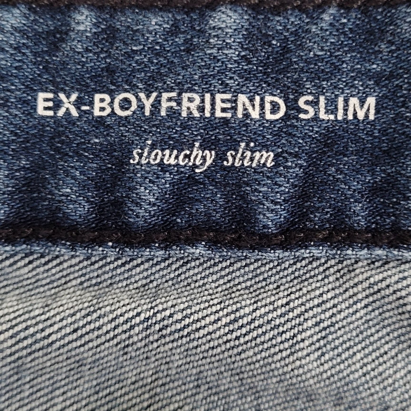 Denime VINTAGE Adriano Goldschmied Blue Denim Ex Boyfriend Slouchy Slim Jeans 29 Regular Blue 90s Womens Jeans AG Adriano Goldschmied Size 29" - 5 Thumbnail