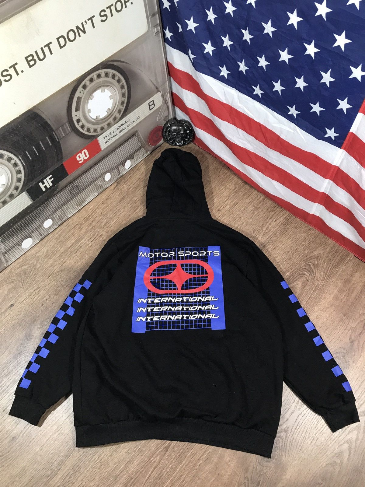 No Fear × Vintage No Fear Motor Sports Big Logo Hoodie Size US XXL / EU 58 / 5 - 1 Thumbnail