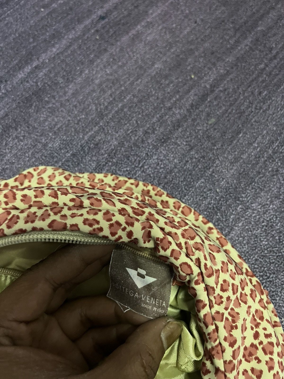 Bottega Veneta Bottega Veneta Braune Nylon-Hobo-Tasche mit Leopardenmuster Size ONE SIZE - 9 Thumbnail