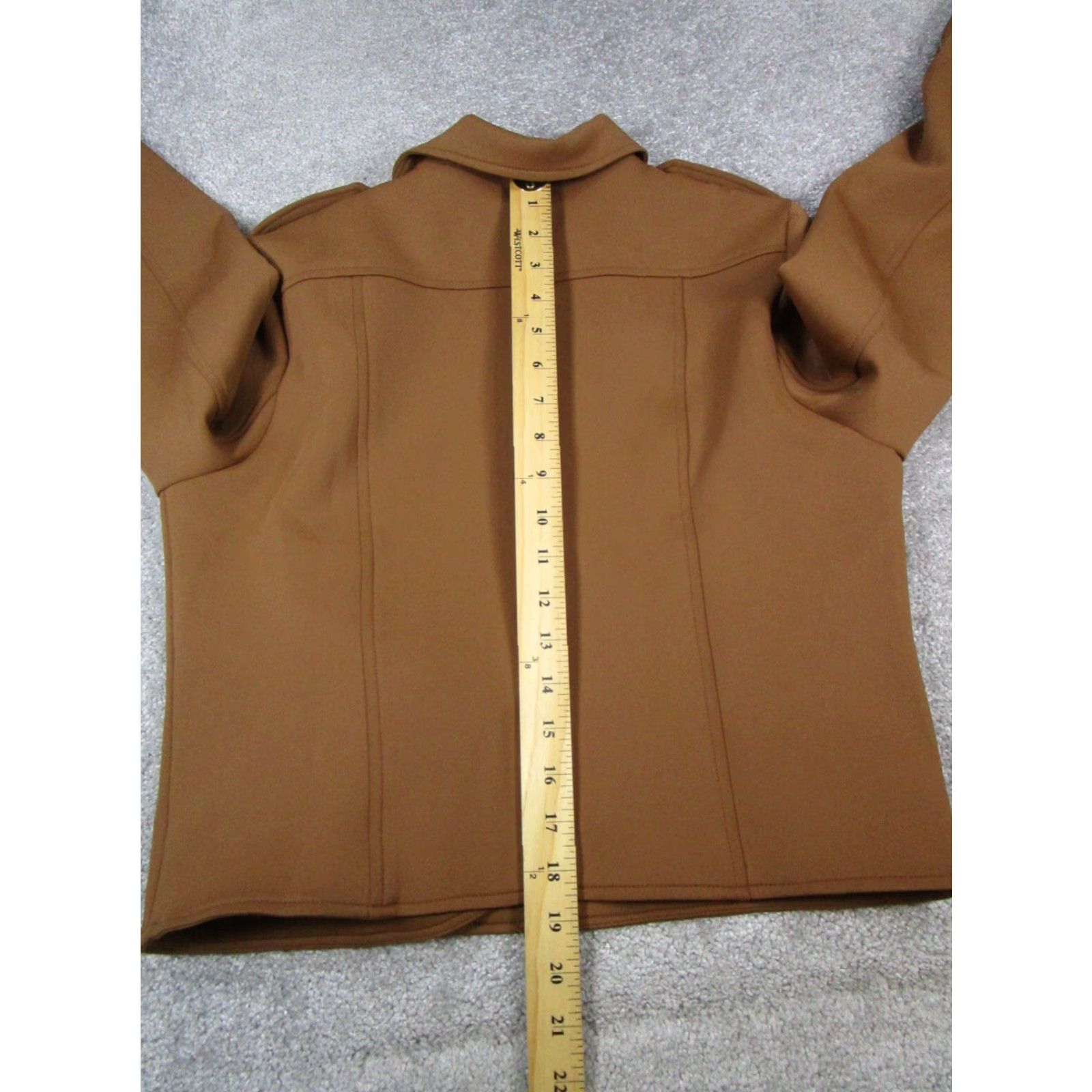 Lulus Lulus Jacket Womens Medium Brown Full Zip Size M / US 6-8 / IT 42-44 - 7 Thumbnail