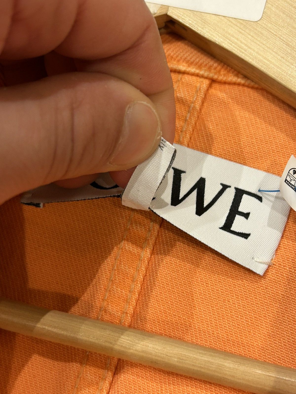 Loewe Loewe Anagram Denim Workwear Jacket - Orange Size US M / EU 48-50 / 2 - 4 Thumbnail