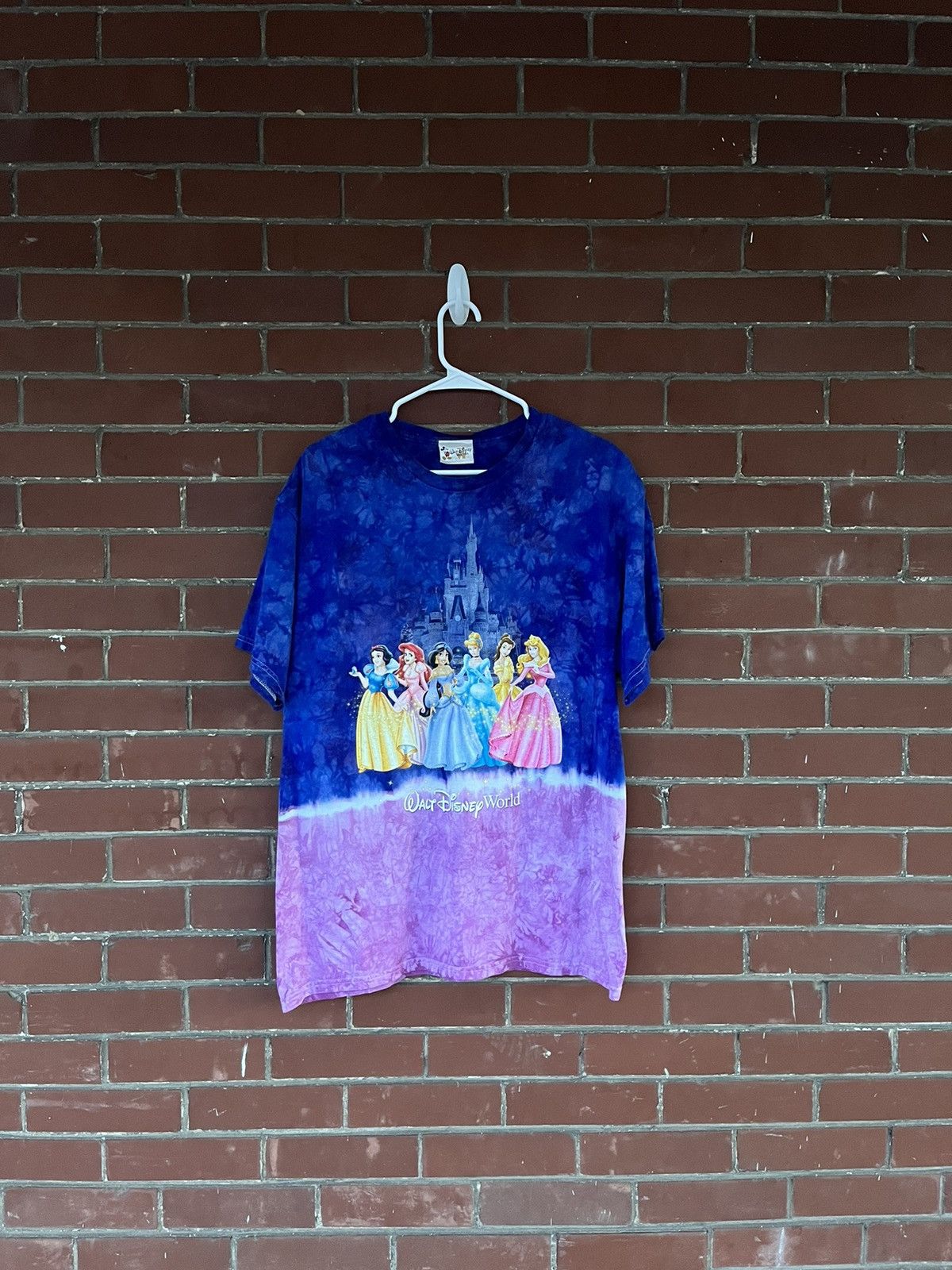RARE Vintage Disney Princesses T Shirt Tie Dye