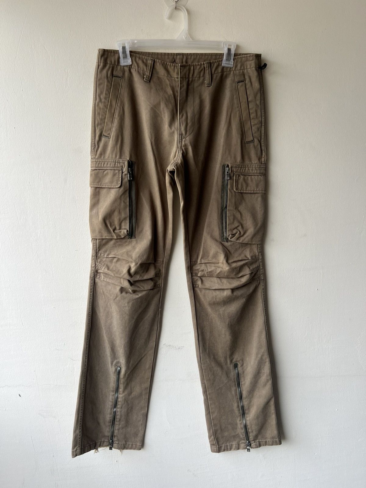 wjk WJK Japan Faded Waxed Mud Bondage Cargo Trouser Pant Size US 30 / EU 46 - 2 Thumbnail