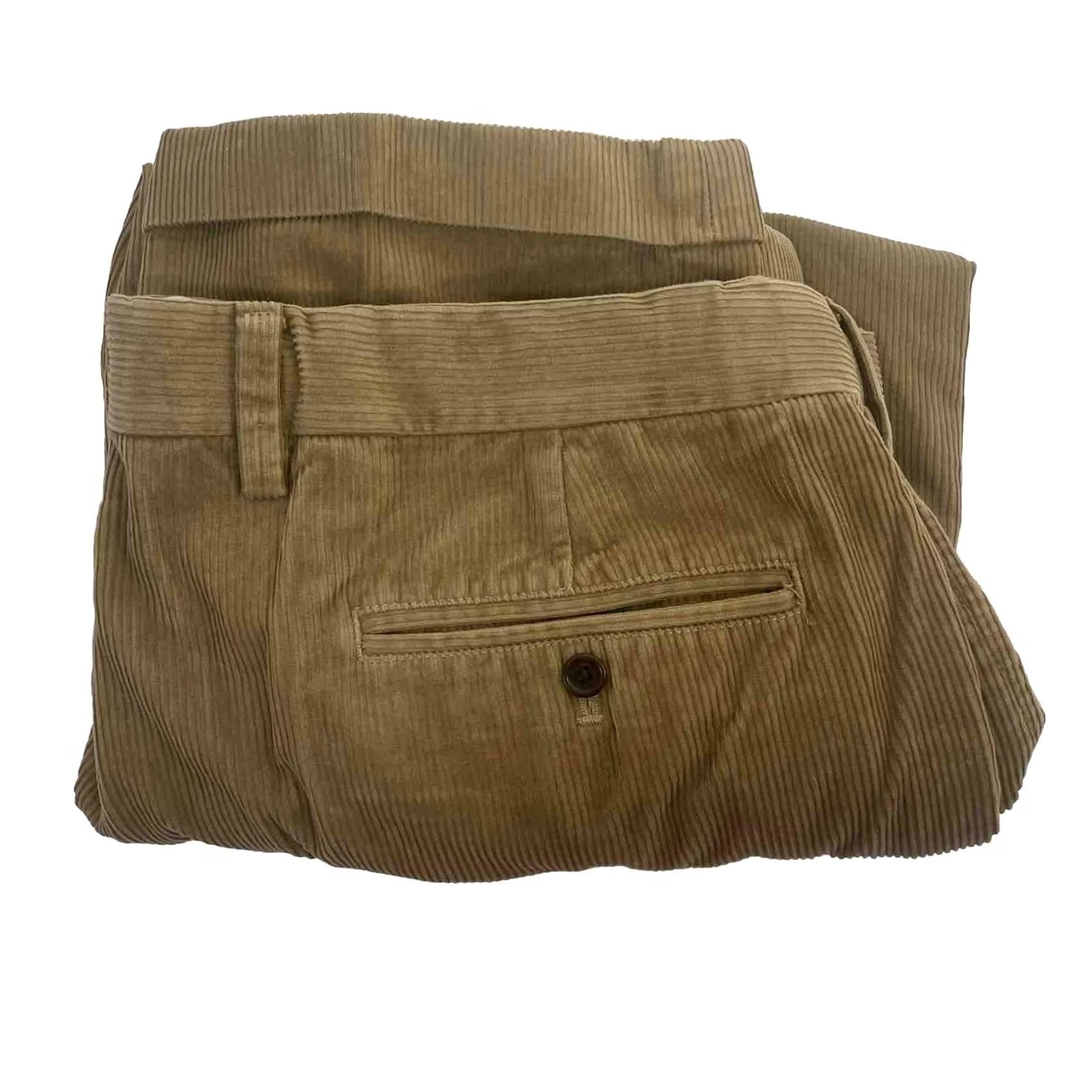 Lands' End Lands’ End Corduroy Pants Men 42x27 Brown Traditional Fit Cuffed Hem RN#62830 Size US 42 / EU 58 - 3 Thumbnail