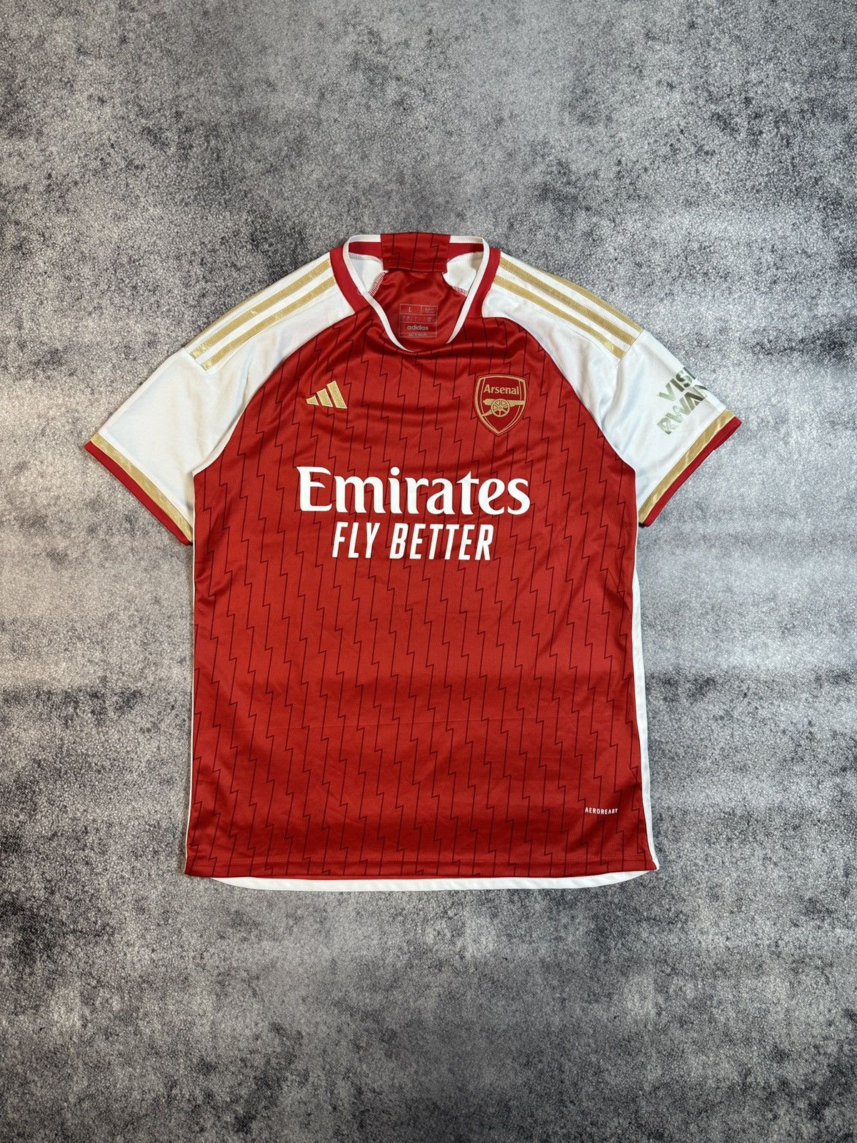 Adidas Adidas Arsenal Soccer Jersey Style Blokecore Rare Casual L Size US L / EU 52-54 / 3 - 1 Thumbnail