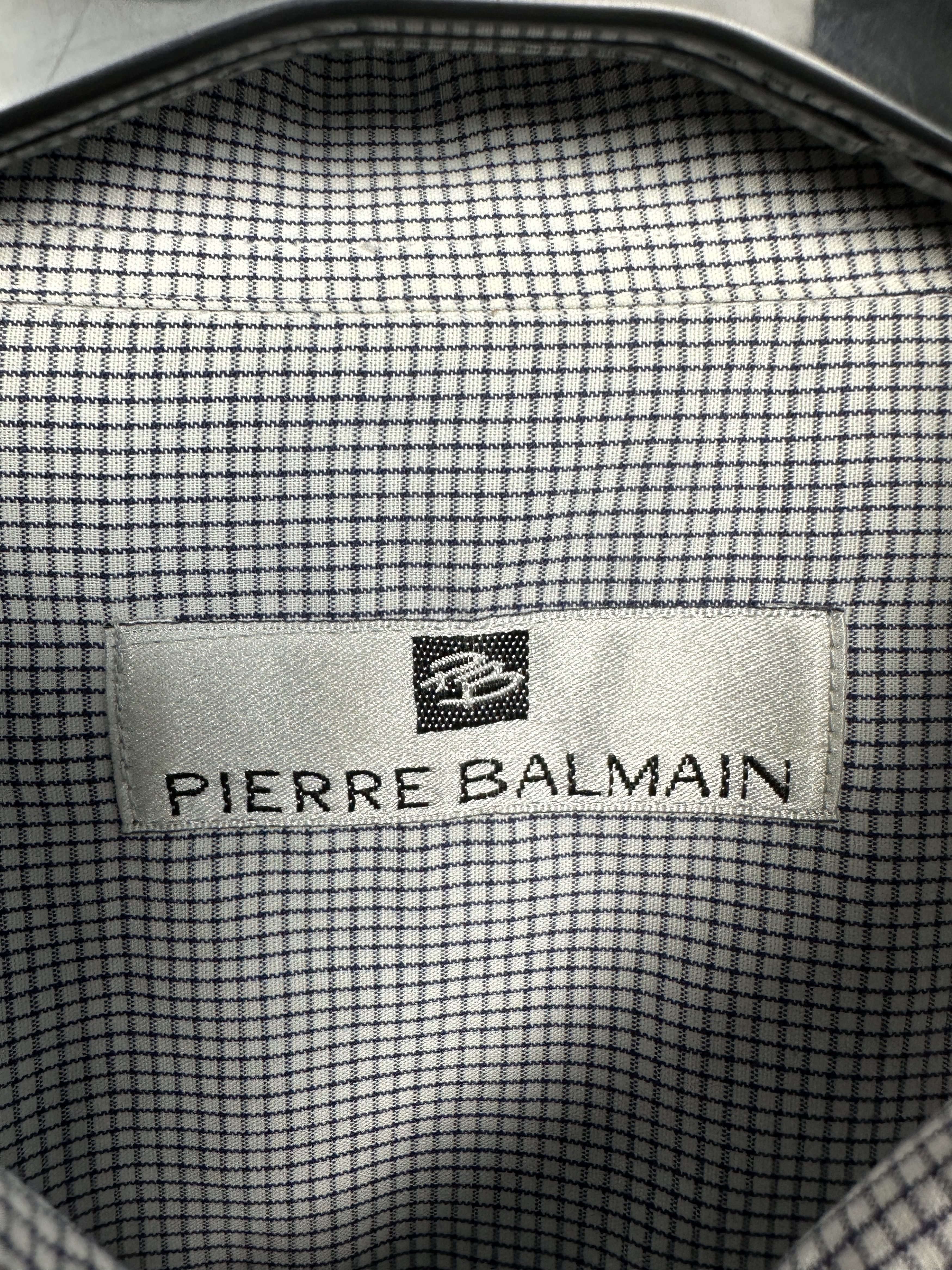 Pierre Balmain Pierre Balmain Vintage Mens Long Sleeve Shirt Size US XL / EU 56 / 4 - 4 Thumbnail