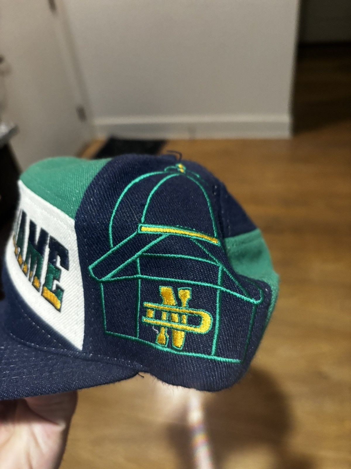Pro Player Vintage 90s Notre Dame Fighting Irish Pro Player Hat Size ONE SIZE - 3 Thumbnail