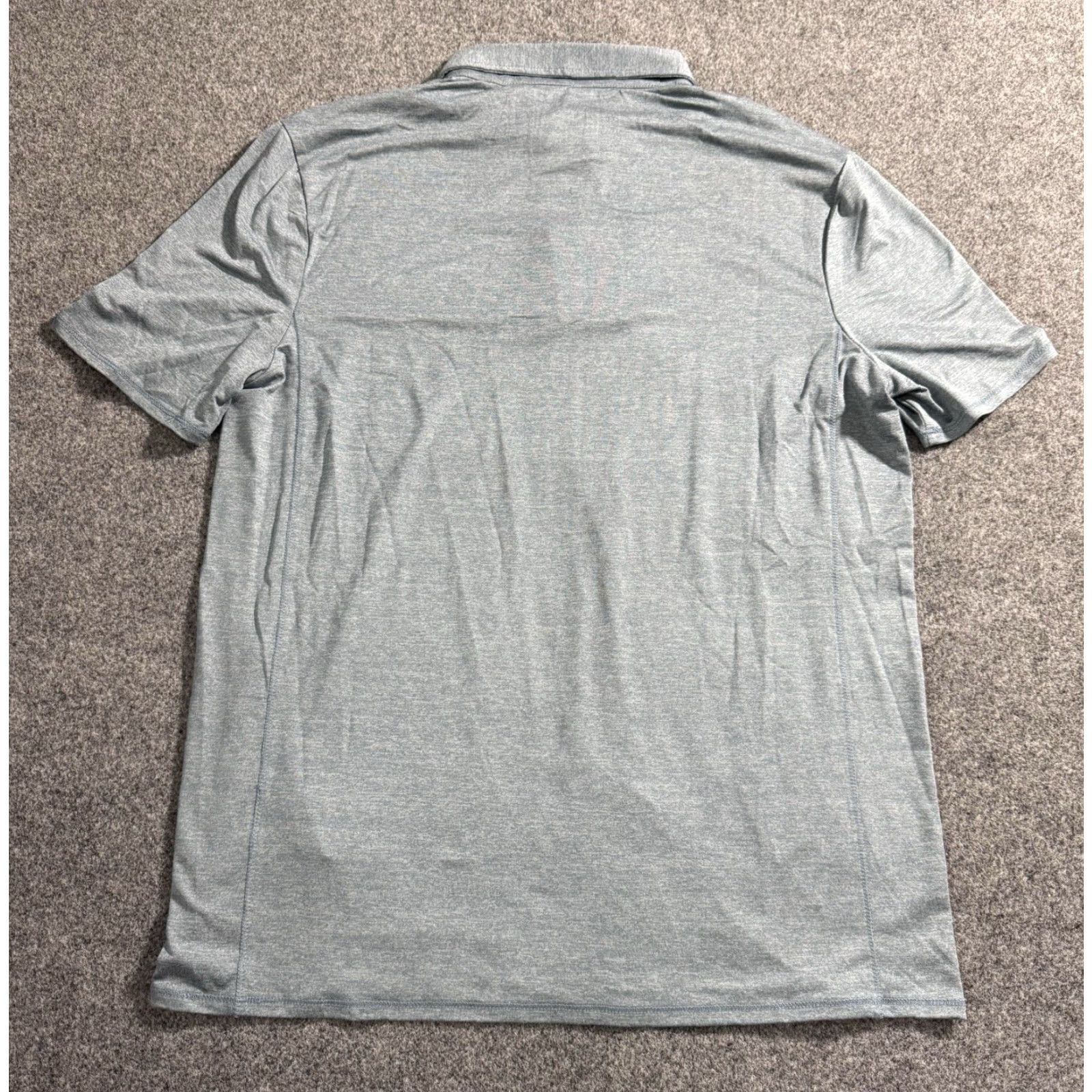 Quince NWT Quince Flowknit Breeze Performance Polo Shirt Mens Medium Heather Sky Blue Size US M / EU 48-50 / 2 - 2 Thumbnail