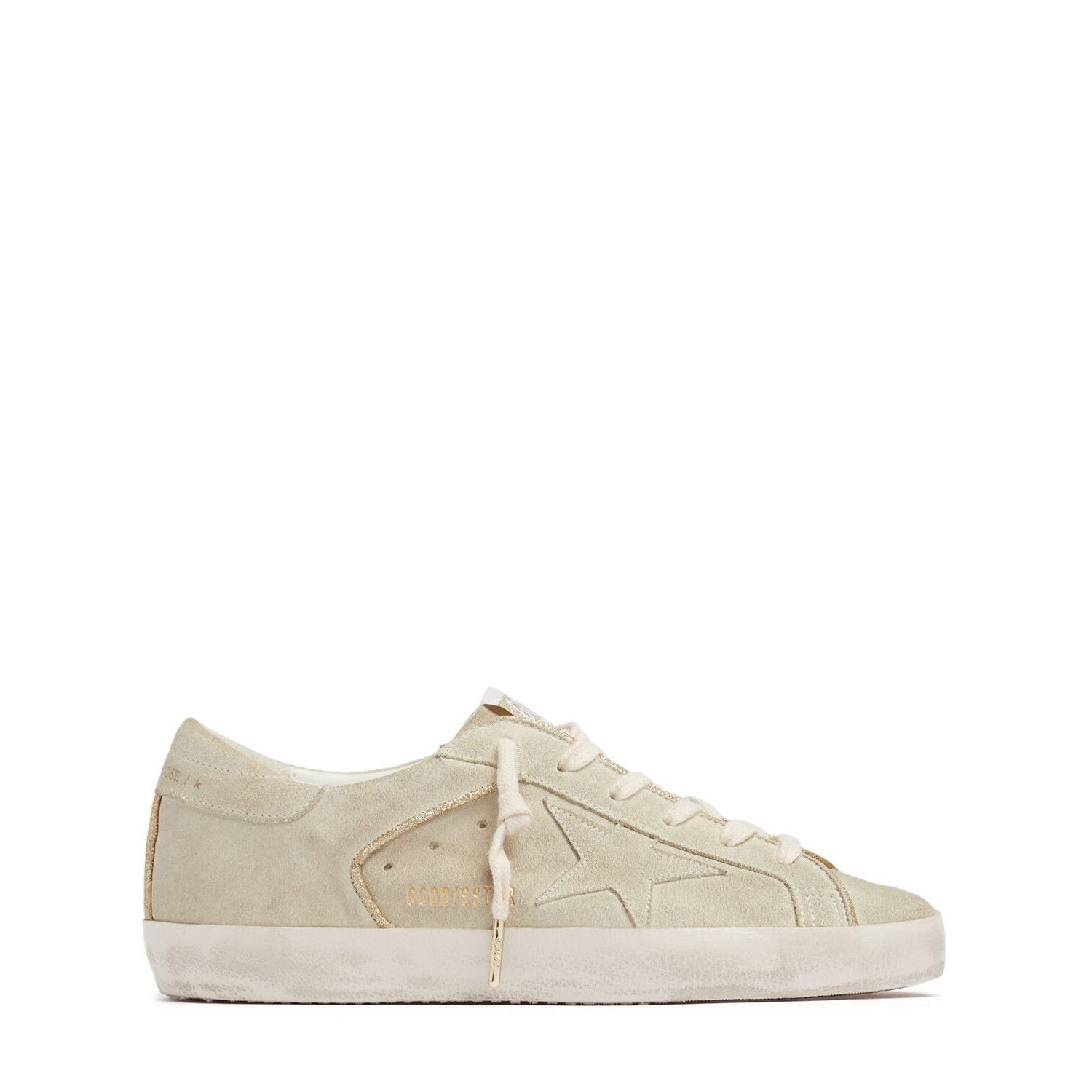 GOLDEN GOOSE Super Star Women's Eggnog Beige Sneakers New &