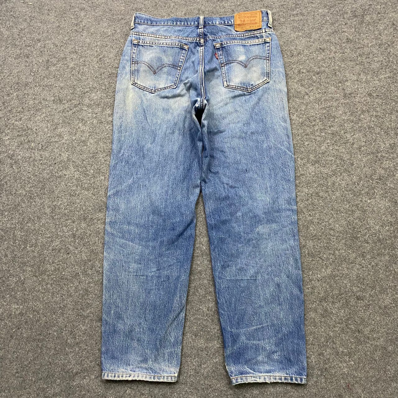 Levi's 💥Vintage 90s Levis Distressed Denim Kurt Cobain Style Size US 34 / EU 50 - 2 Thumbnail