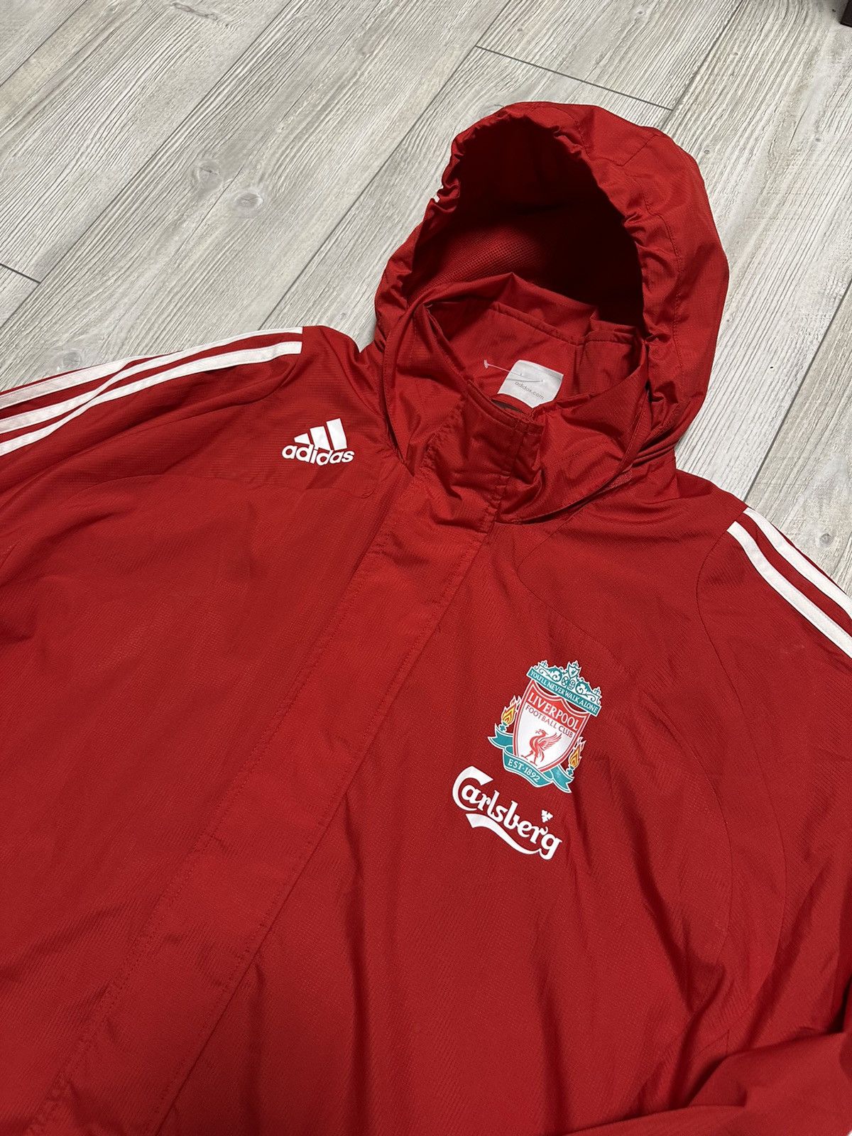 Adidas 2008-09 Adidas Liverpool Formotion Zip Track Jacket Football Size US XL / EU 56 / 4 - 2 Thumbnail