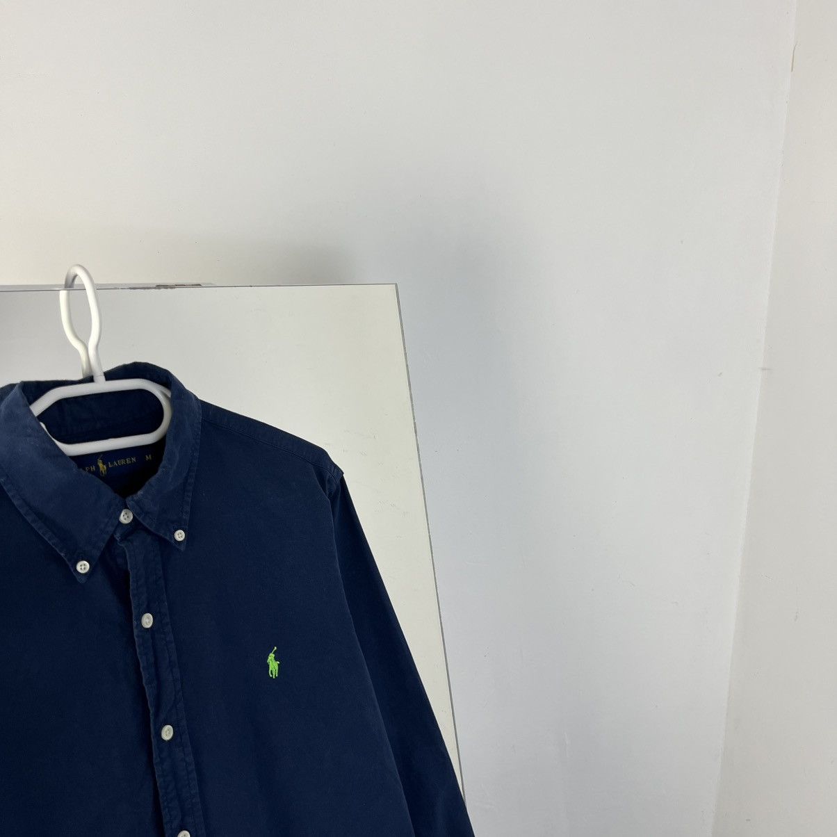 Polo Ralph Lauren Luxury Polo Ralph Lauren Button Up Shirt Green Logo Size US M / EU 48-50 / 2 - 2 Thumbnail