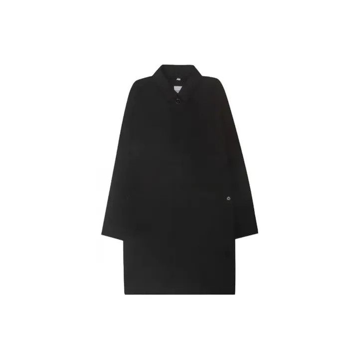 Burberry Burberry Black Single-Breasted Long Coat Size US L / EU 52-54 / 3 - 1 Thumbnail