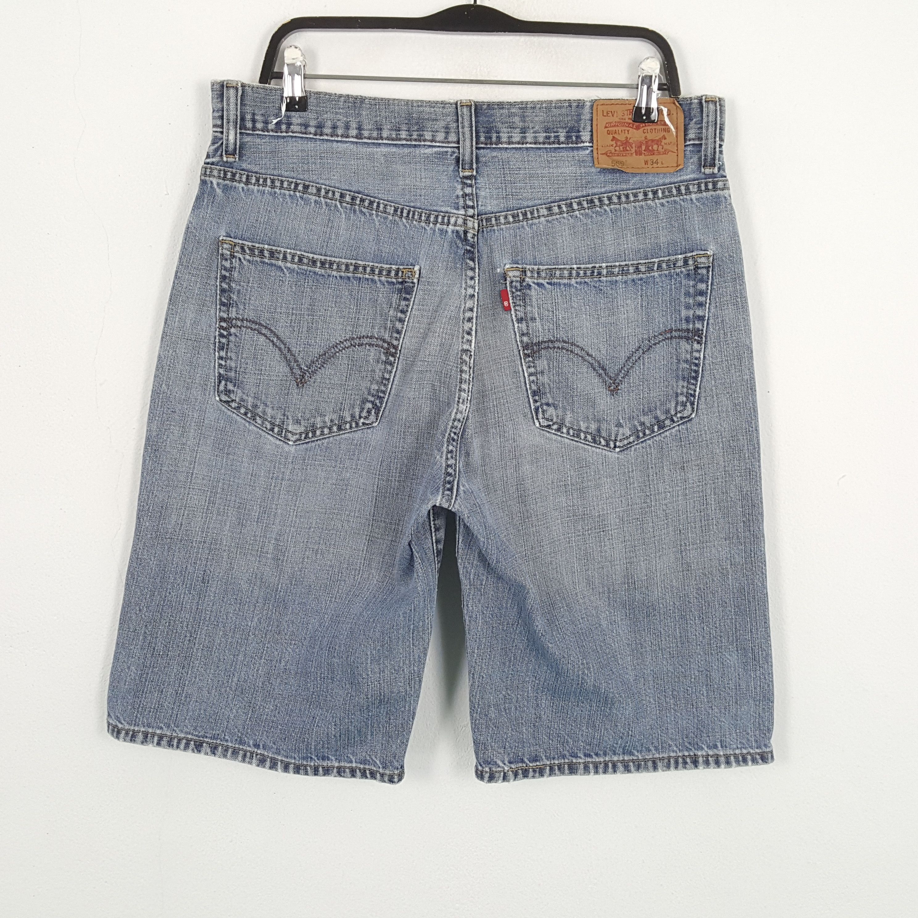Levi's × Vintage LEVI'S Distressed Shorts Jeans Summer Style Size US 34 / EU 50 - 3 Thumbnail