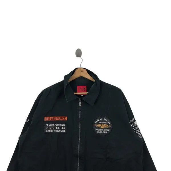 Other Vintage US MILITARY Dangerous Jacket Windbreaker Size US XL / EU 56 / 4 - 3 Thumbnail