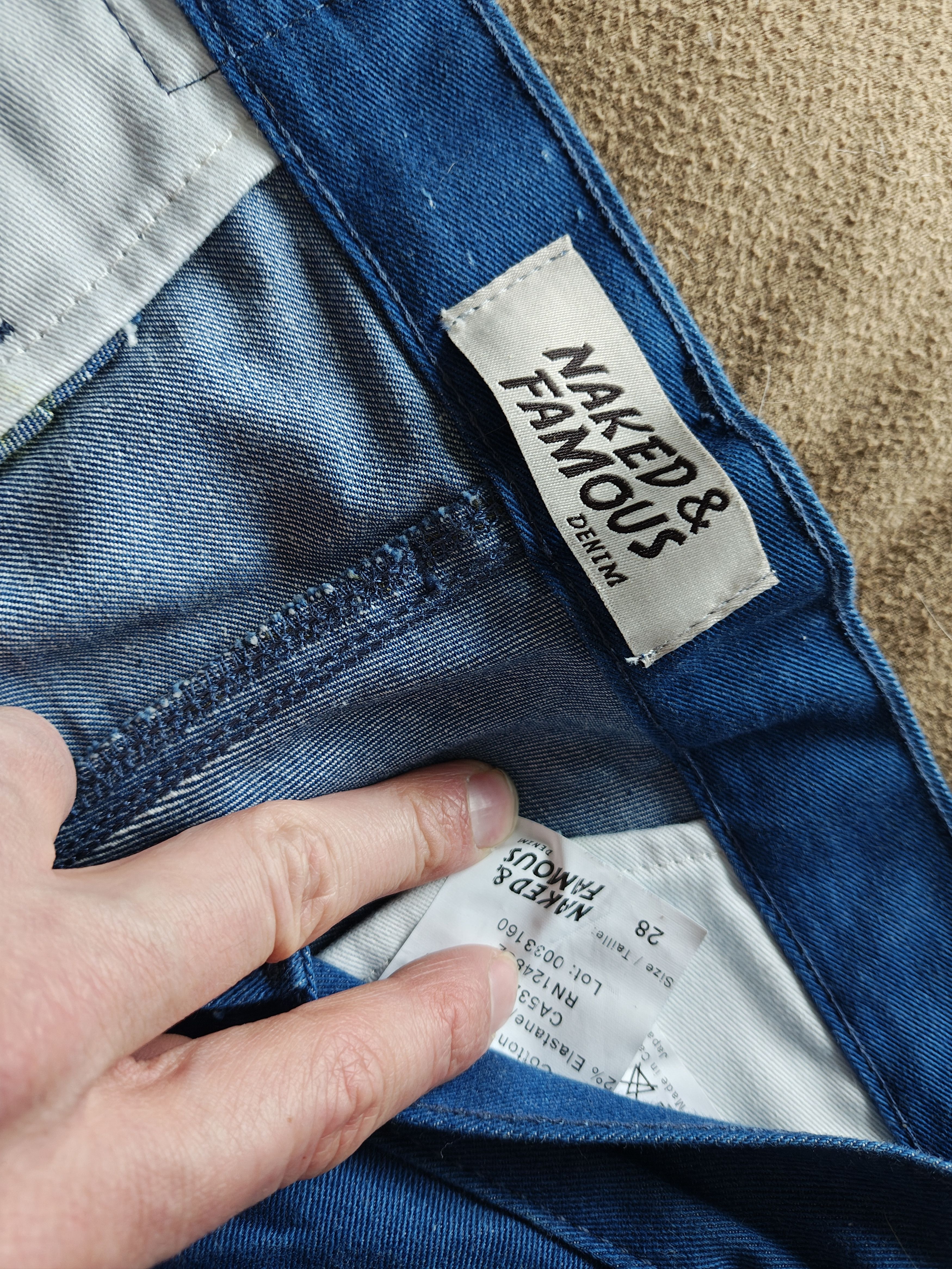 Naked & Famous Naked and Famous Pale Indigo Slim Chino Size US 28 / EU 44 - 3 Thumbnail