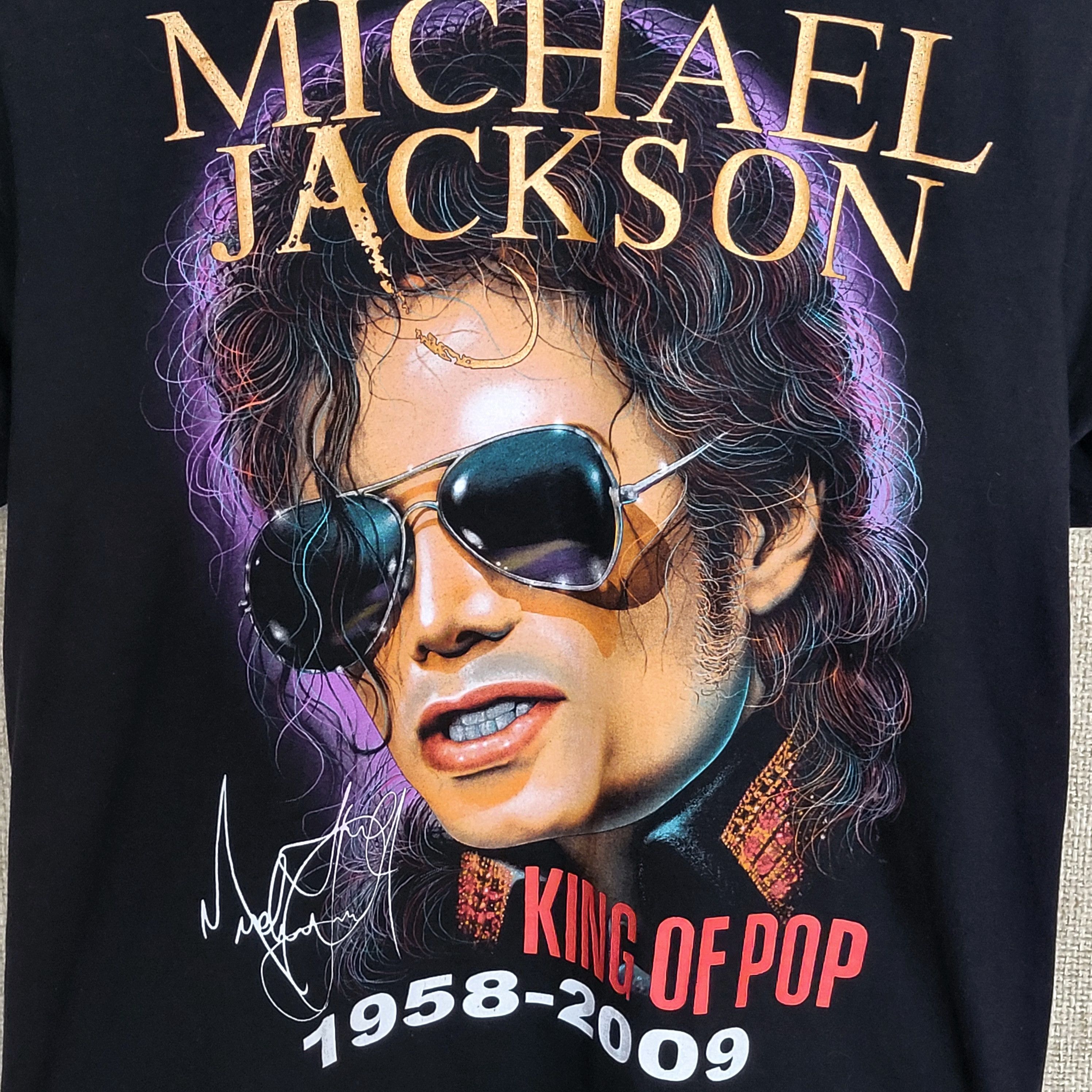 Michael Jackson Rare Michael Jackson t shirt big logo vintage Size US L / EU 52-54 / 3 - 3 Thumbnail
