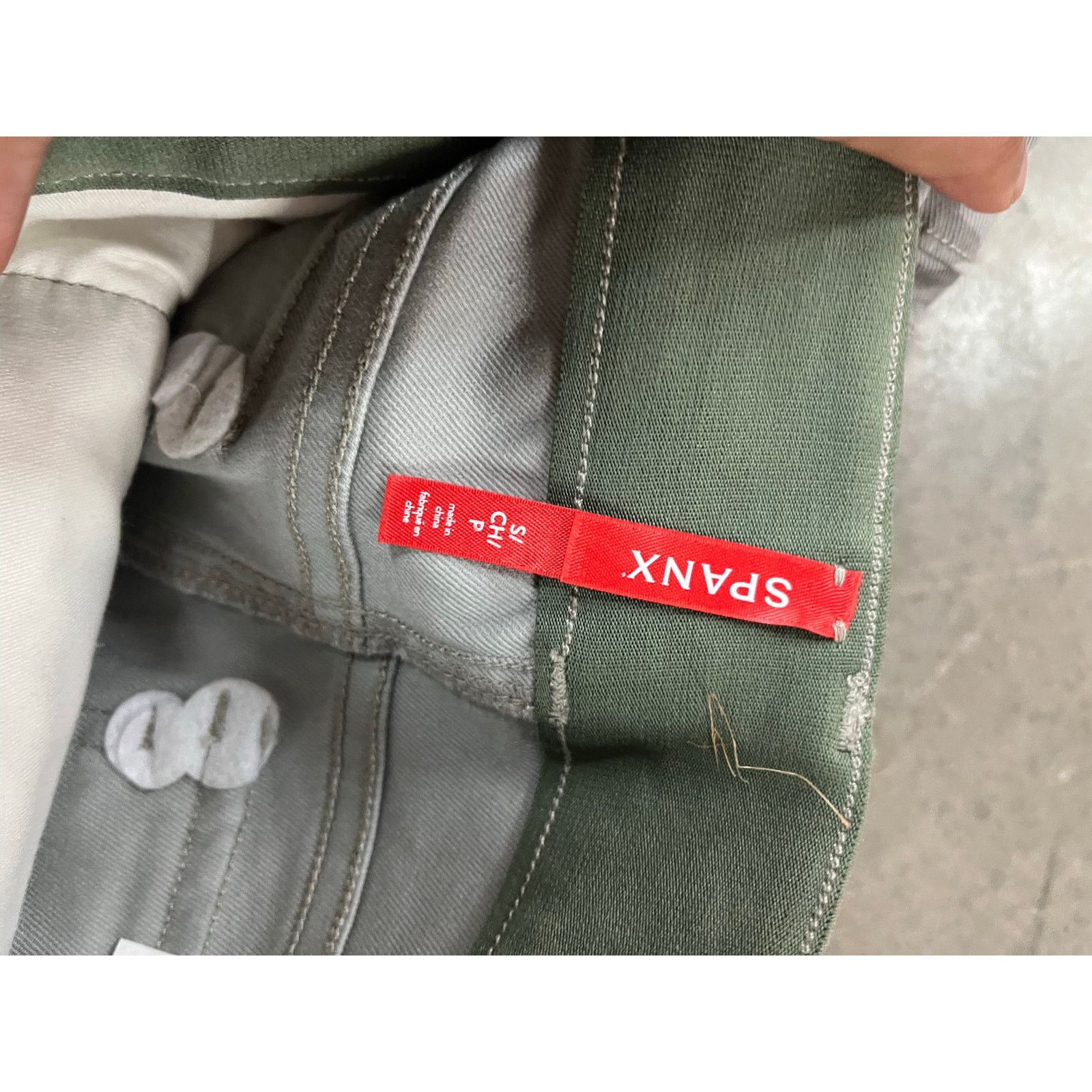Spanx SPANX - Cropped Twill Cargo Pants / Army Fatigue / S / NWT Size 27" / US 4 / IT 40 - 8 Thumbnail
