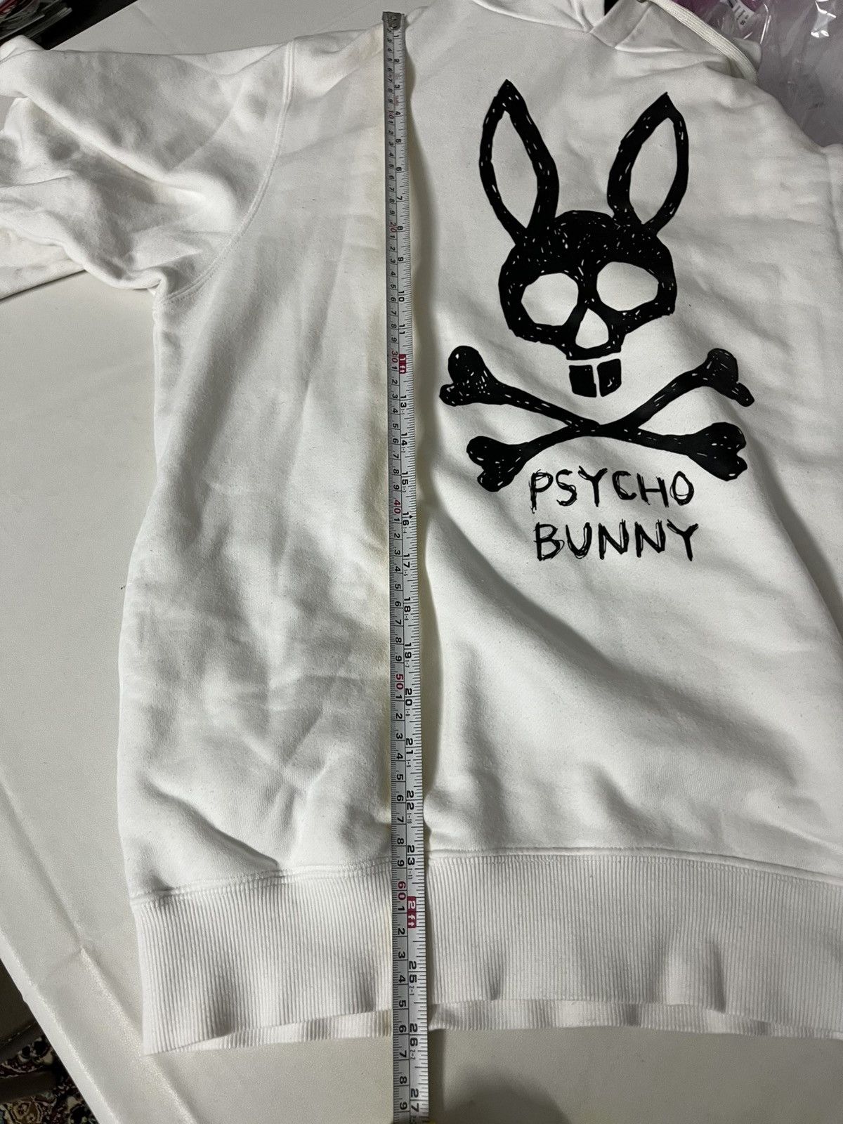 If Six Was Nine 💥Psycho Bunny by Robert Godley Skull Hoodie Size US L / EU 52-54 / 3 - 10 Thumbnail
