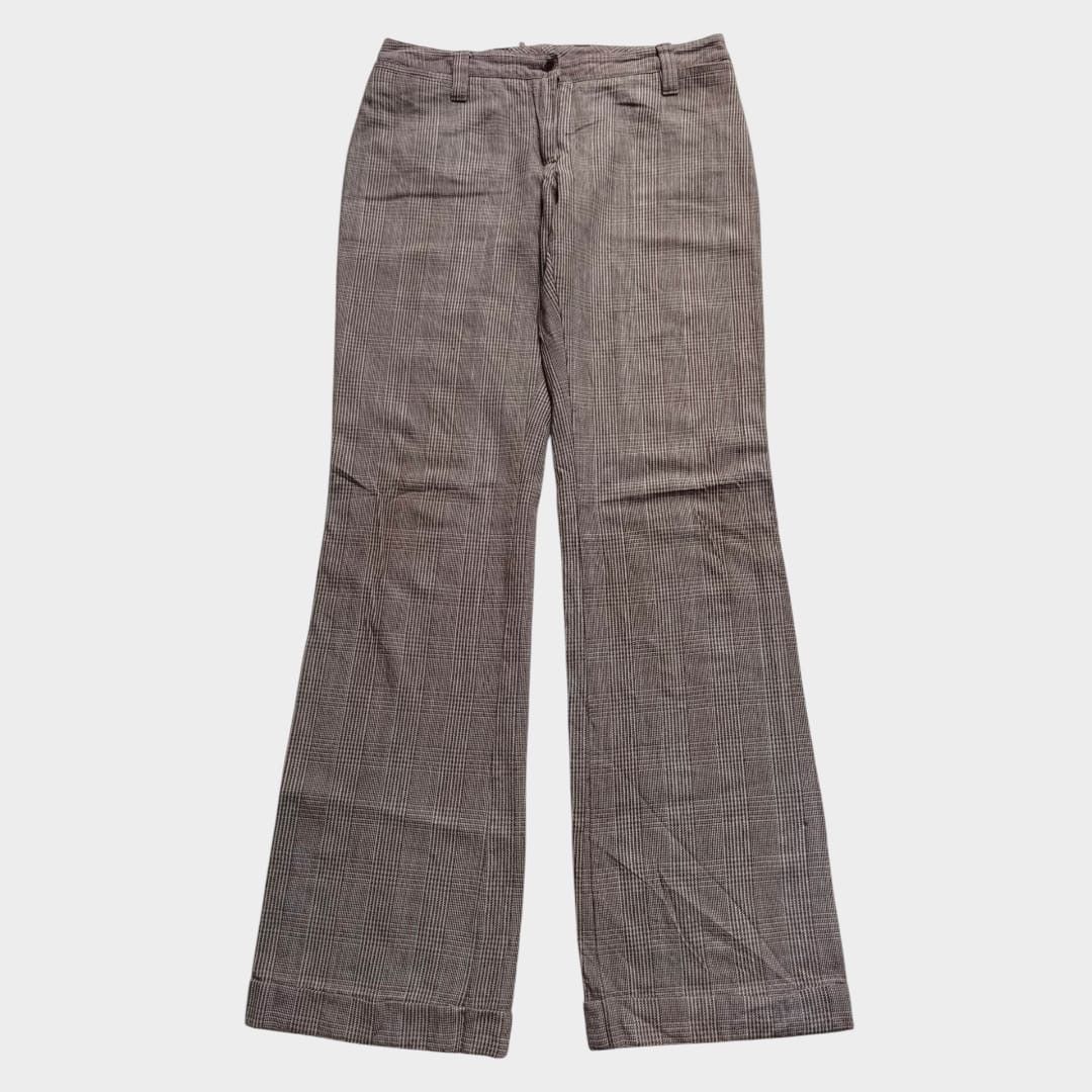Dolce & Gabbana Dolce Gabbana tartan flare pant Size 28" / US 6 / IT 42 - 1 Thumbnail