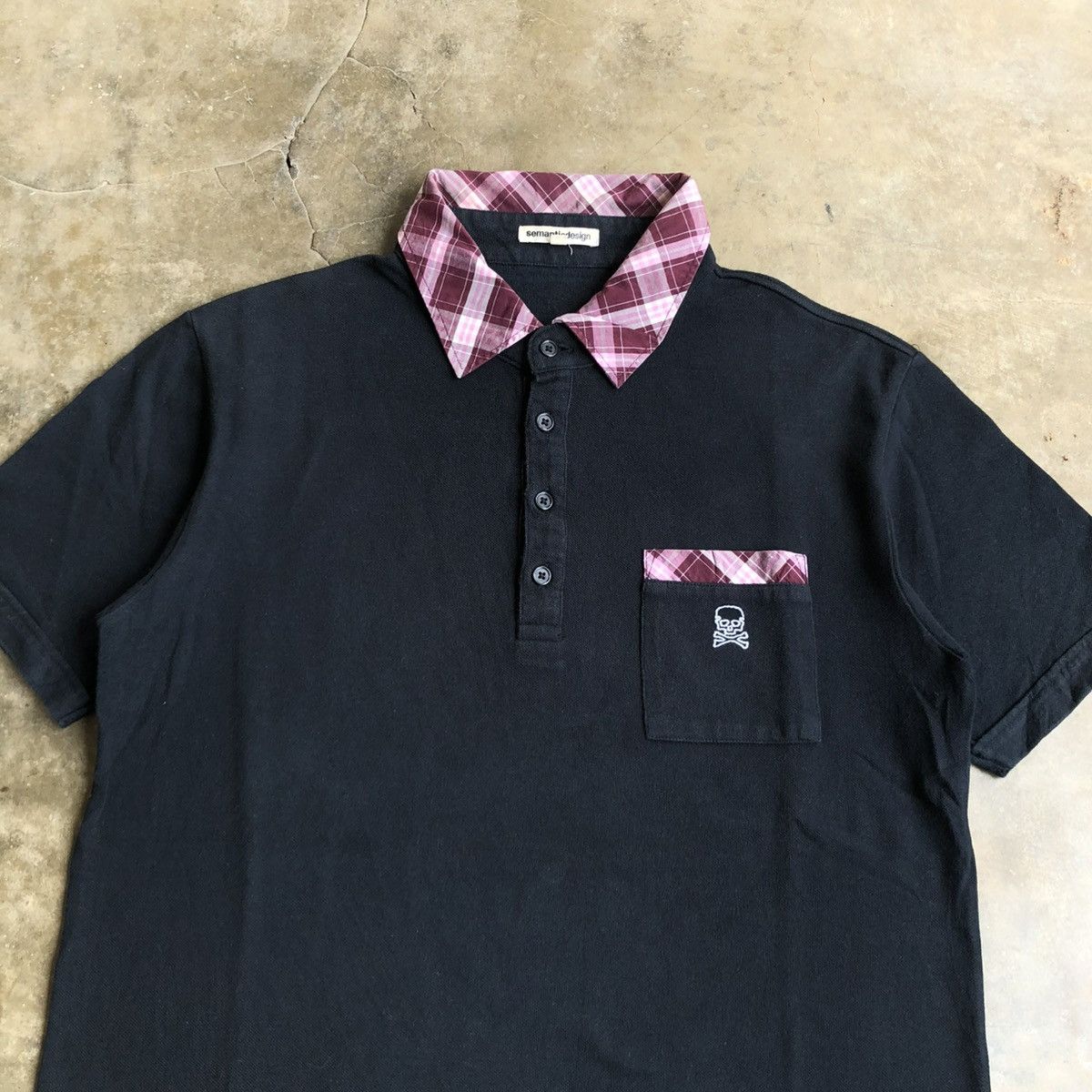 semanticdesign 2000s Semantic Design Skull Logo Pocket Polo T-shirt Black Size US M / EU 48-50 / 2 - 2 Thumbnail