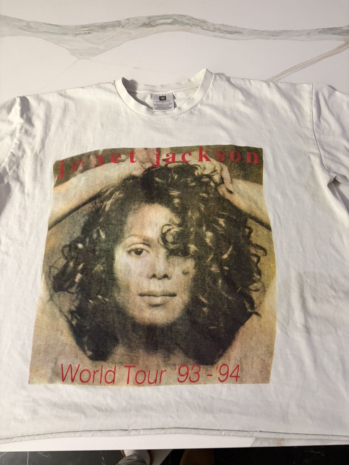 Apple × Vintage 1990 Janet Jackson Apple Japan Tour T Shirt | Grailed