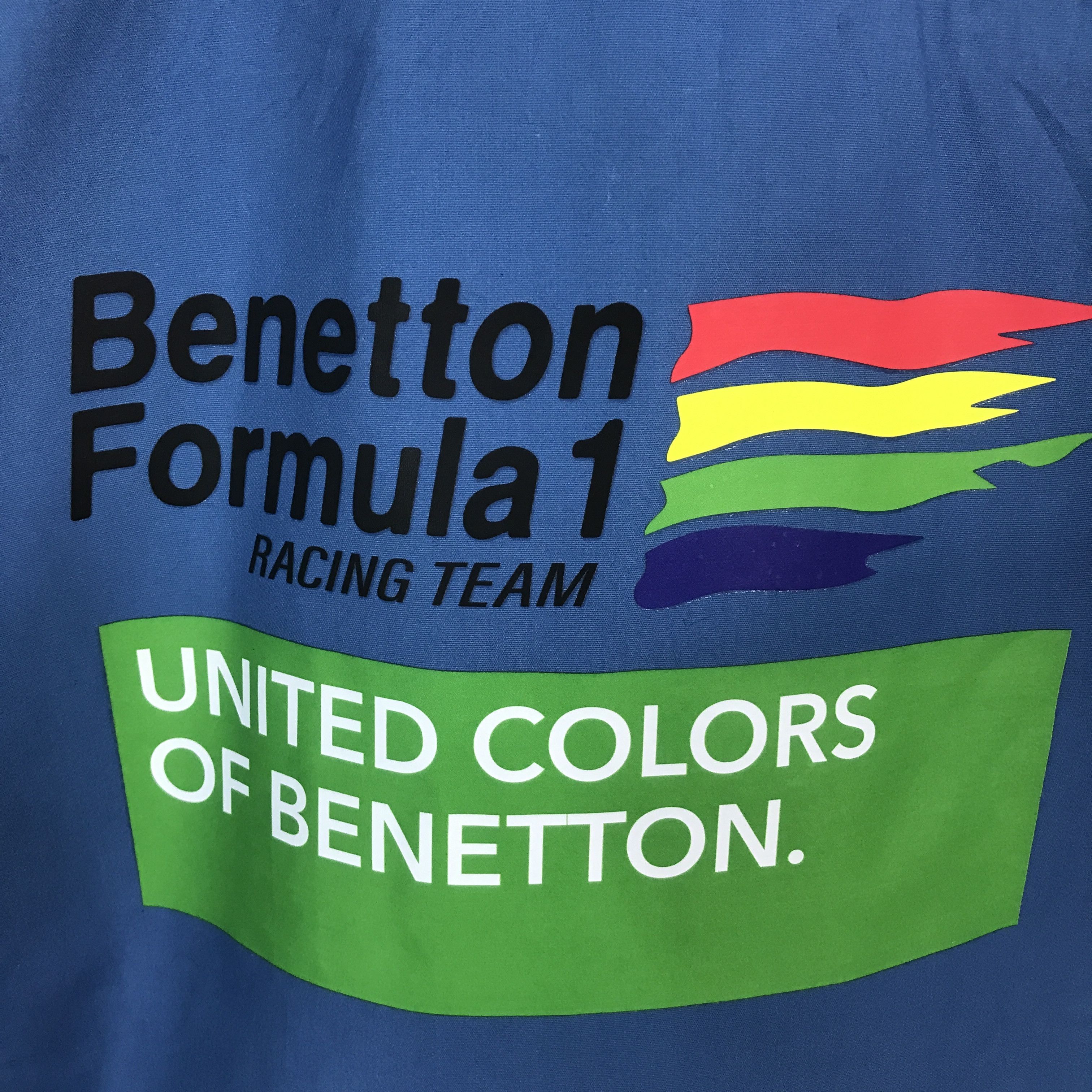 Benetton × Japanese Brand Vtg Benetton Formula 1 Racing Team Japan jacket Size US L / EU 52-54 / 3 - 10 Thumbnail