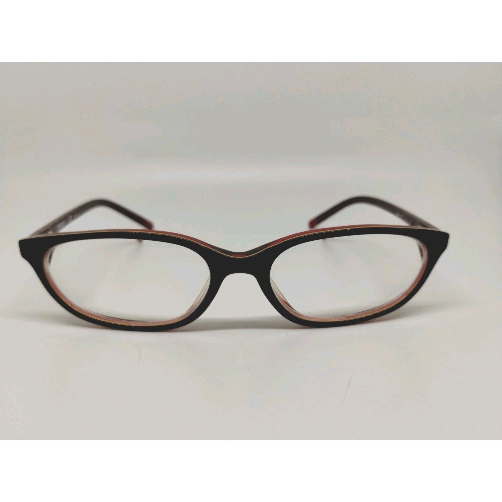 DKNY DKNY DY4558 3277 Eyeglasses Frames Brown Red Round Cat Eye Size ONE SIZE - 3 Thumbnail
