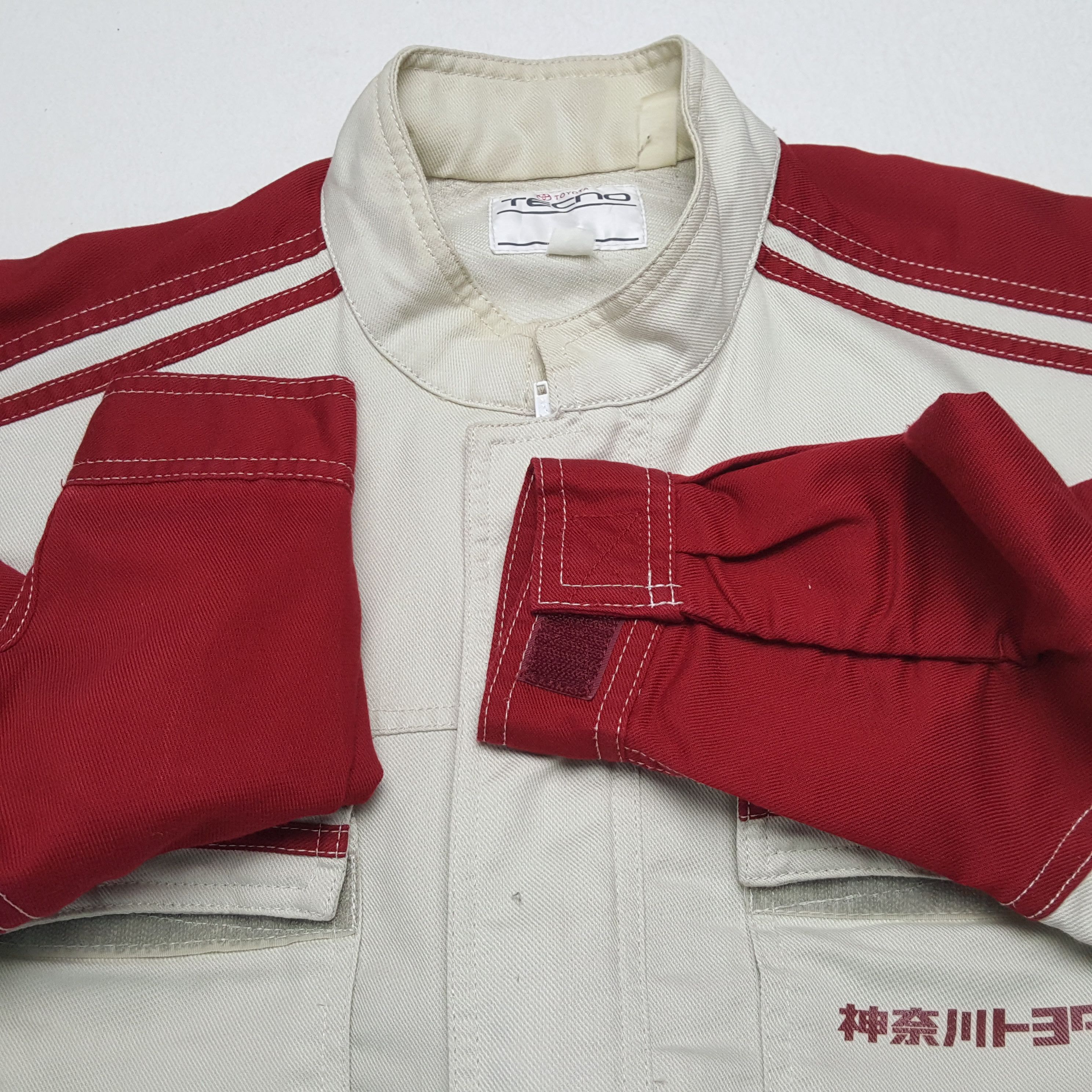 Vintage TOYOTA TECNO Racing Style Motorsports Coverall Jacket Size US M / EU 48-50 / 2 - 13 Thumbnail