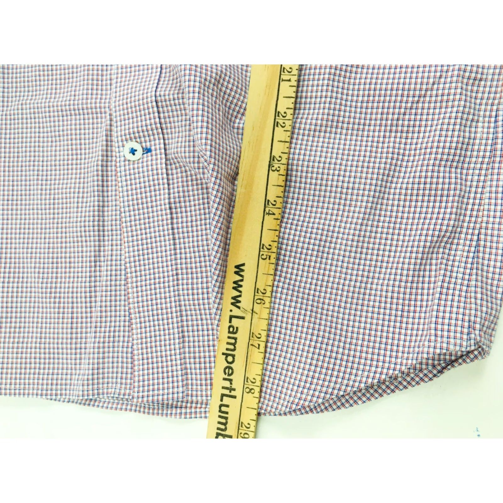 Gap Gap Shirt Men Slim Fit Check Button Up Long Sleeve White Red Blue - Small - Casual Shirt Size US S / EU 44-46 / 1 - 4 Thumbnail