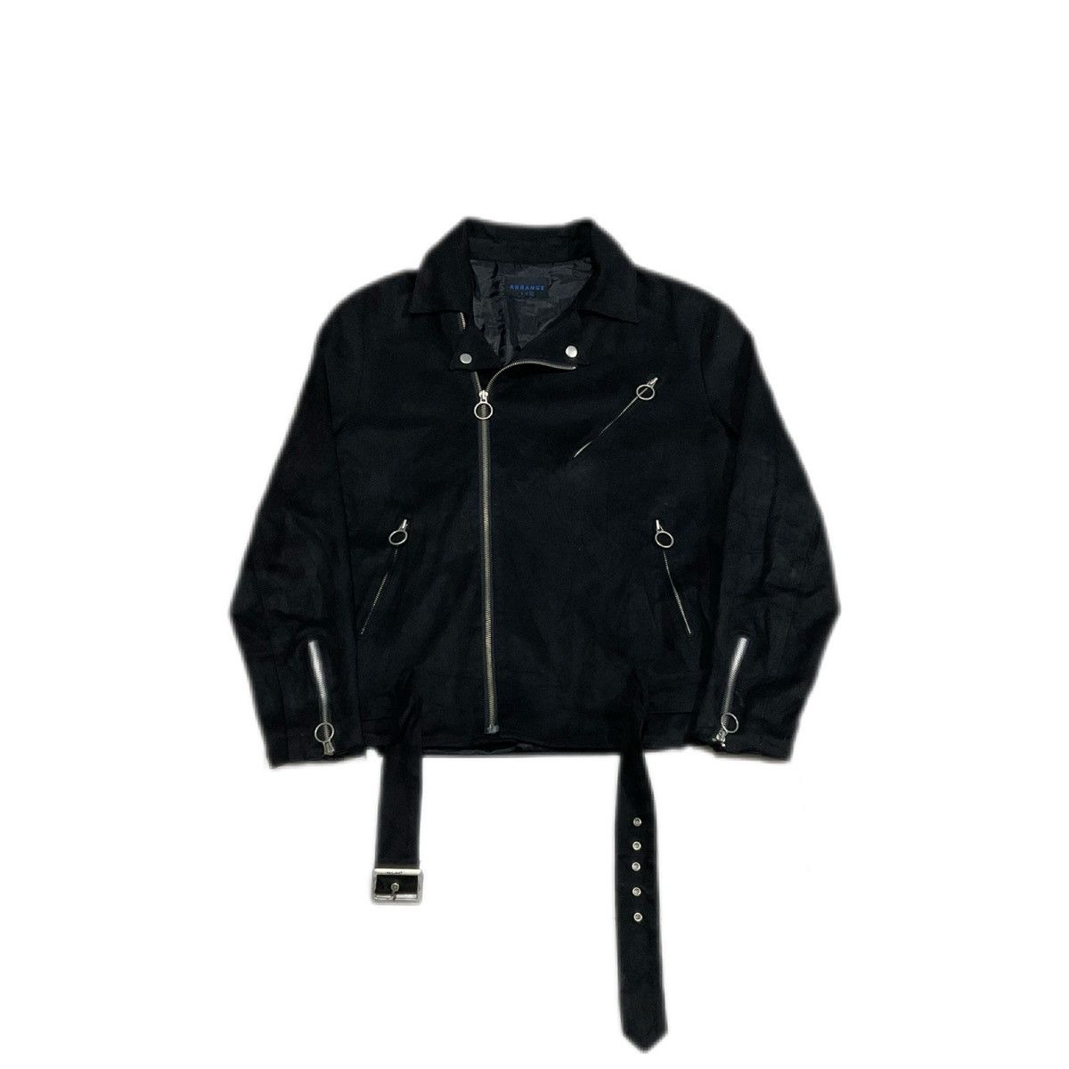 Hysteric Glamour × Japanese Brand × Seditionaries 🔥Sick Y2K Arrange Bondage Jacket Diagonal Zipper Punk Size US L / EU 52-54 / 3 - 1 Thumbnail