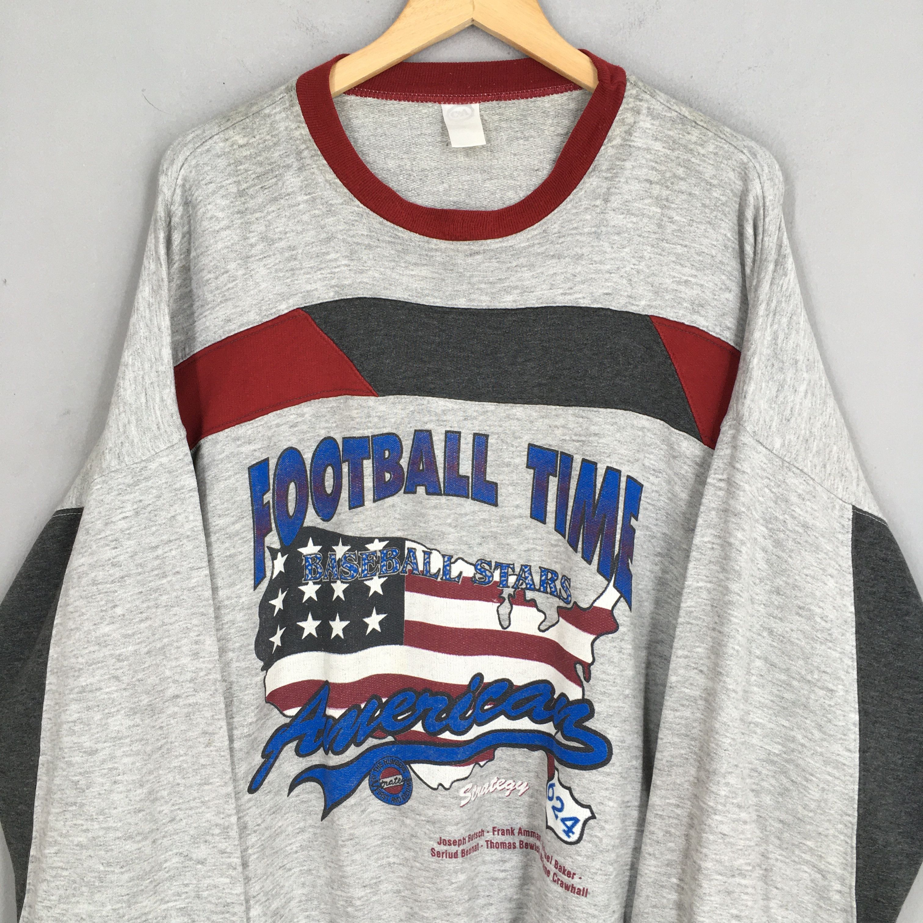 MLB Vintage 90s American Football NFL Sweatshirt XXLarge Size US XXL / EU 58 / 5 - 2 Thumbnail