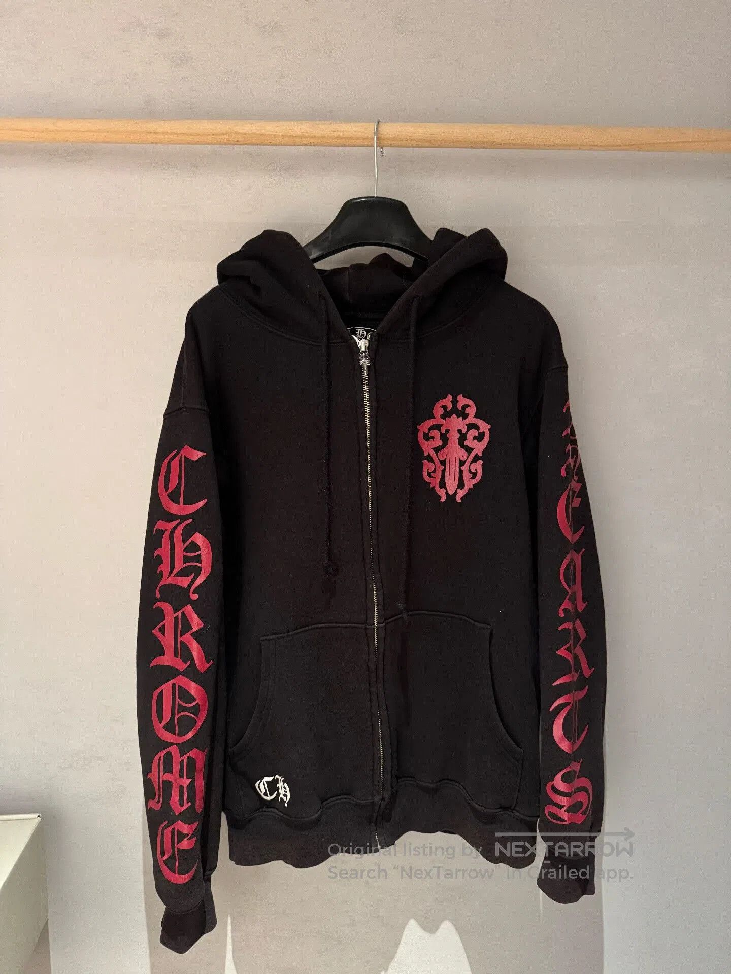 Chrome Hearts chrome hearts oversized red cross hoodie. Size US L / EU 52-54 / 3 - 2 Thumbnail