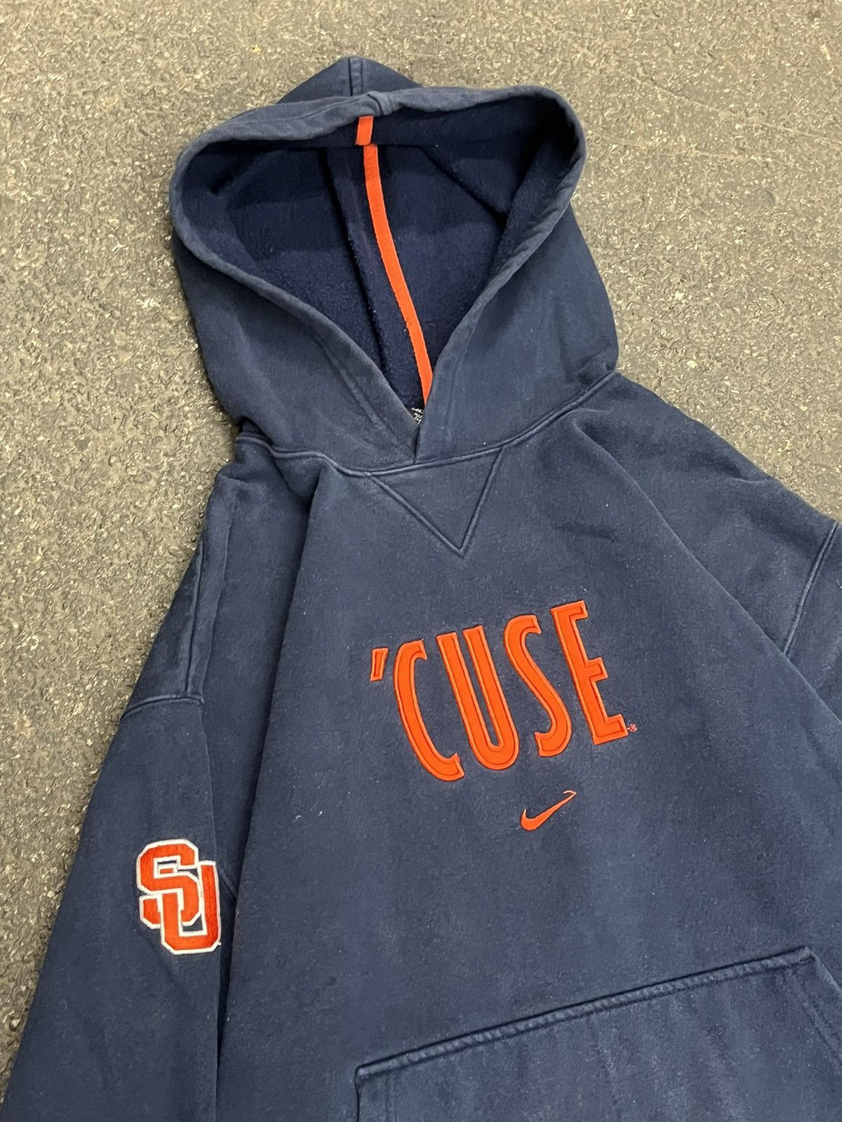 Nike × Vintage Nike center swoosh Syracuse university rare hype y2k college Size US XL / EU 56 / 4 - 4 Thumbnail